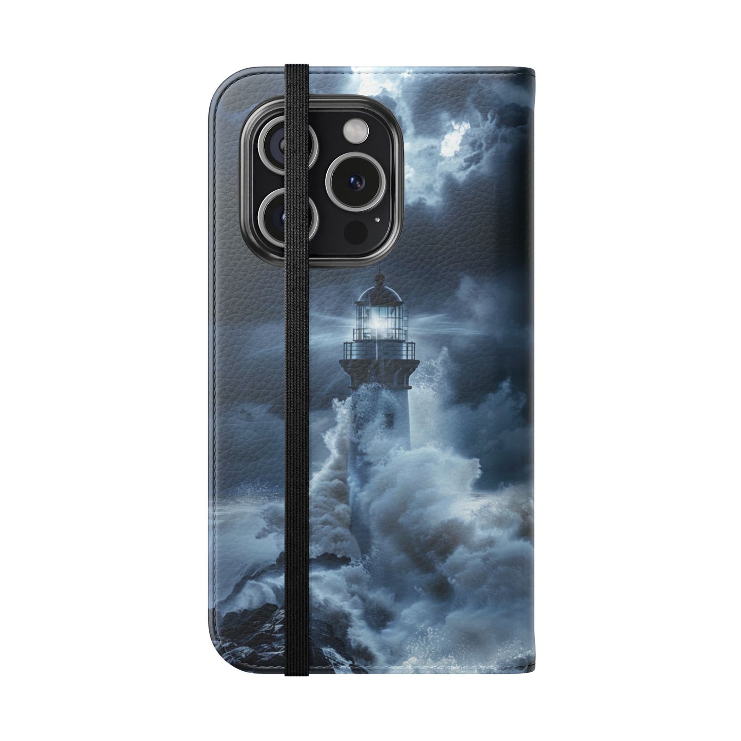 Stormbound Lighthouse - Wallet Flip Case