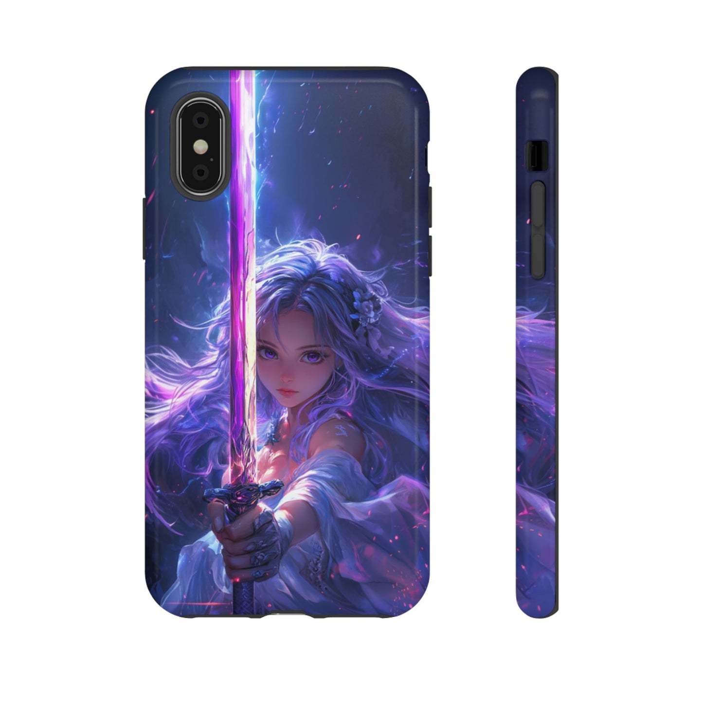 Violet Blade Warrior – Tough iPhone Case