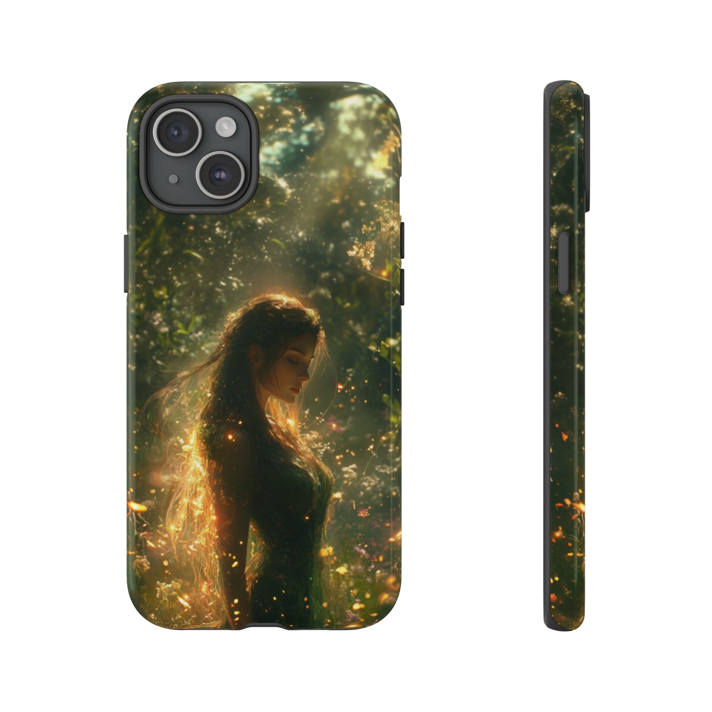 Forest Goddess Golden Light Meadow - Tough iPhone Case