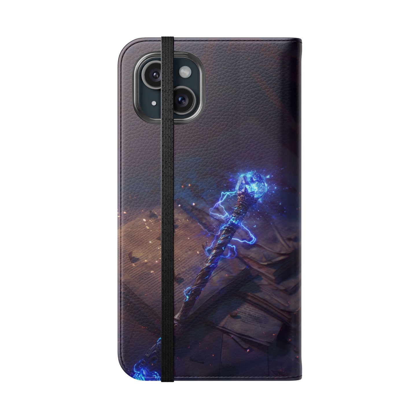 Lightning Staff - Wallet Flip Case