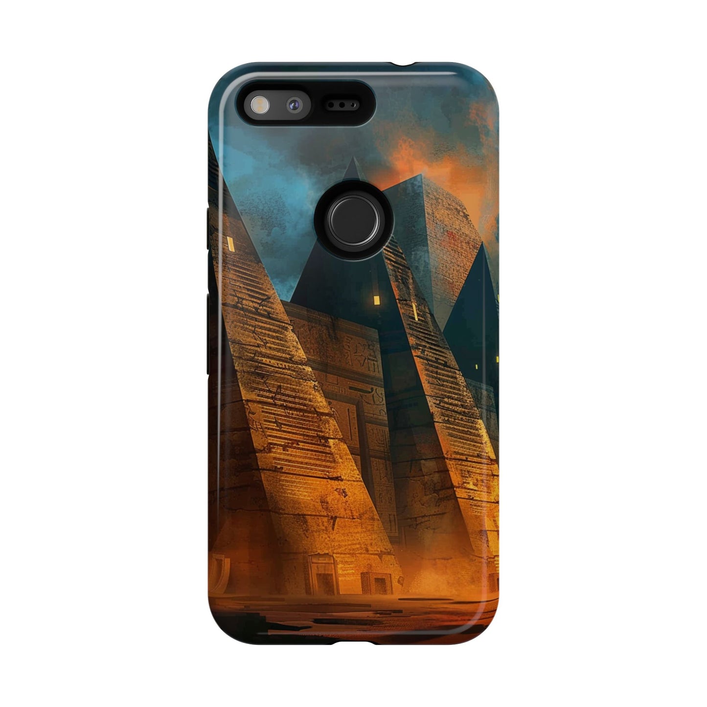 Ancient Egyptian Pyramids Sunset - Tough Google Pixel Case