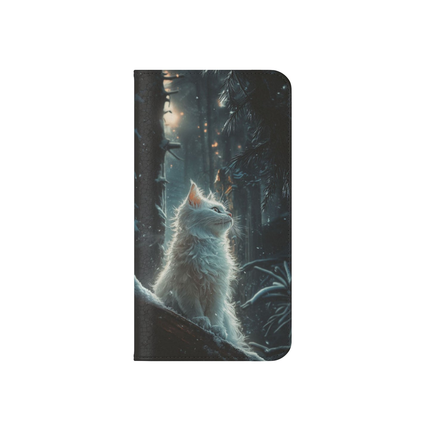 Winter Spirit Cat - Wallet Flip Case