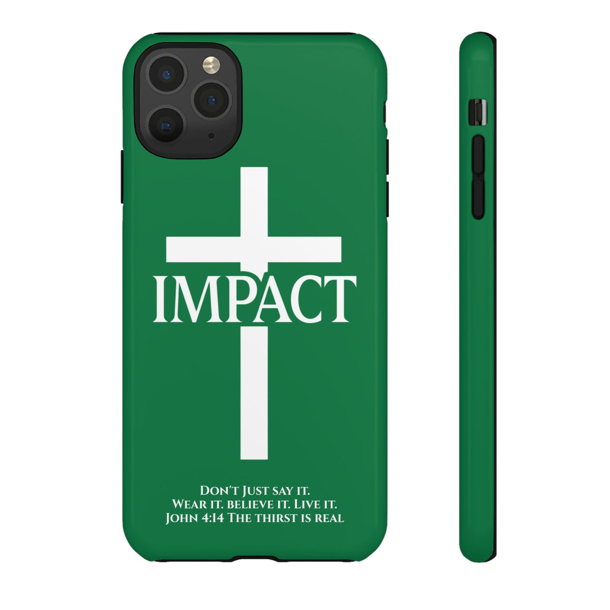 Impact Green - Tough iPhone Case