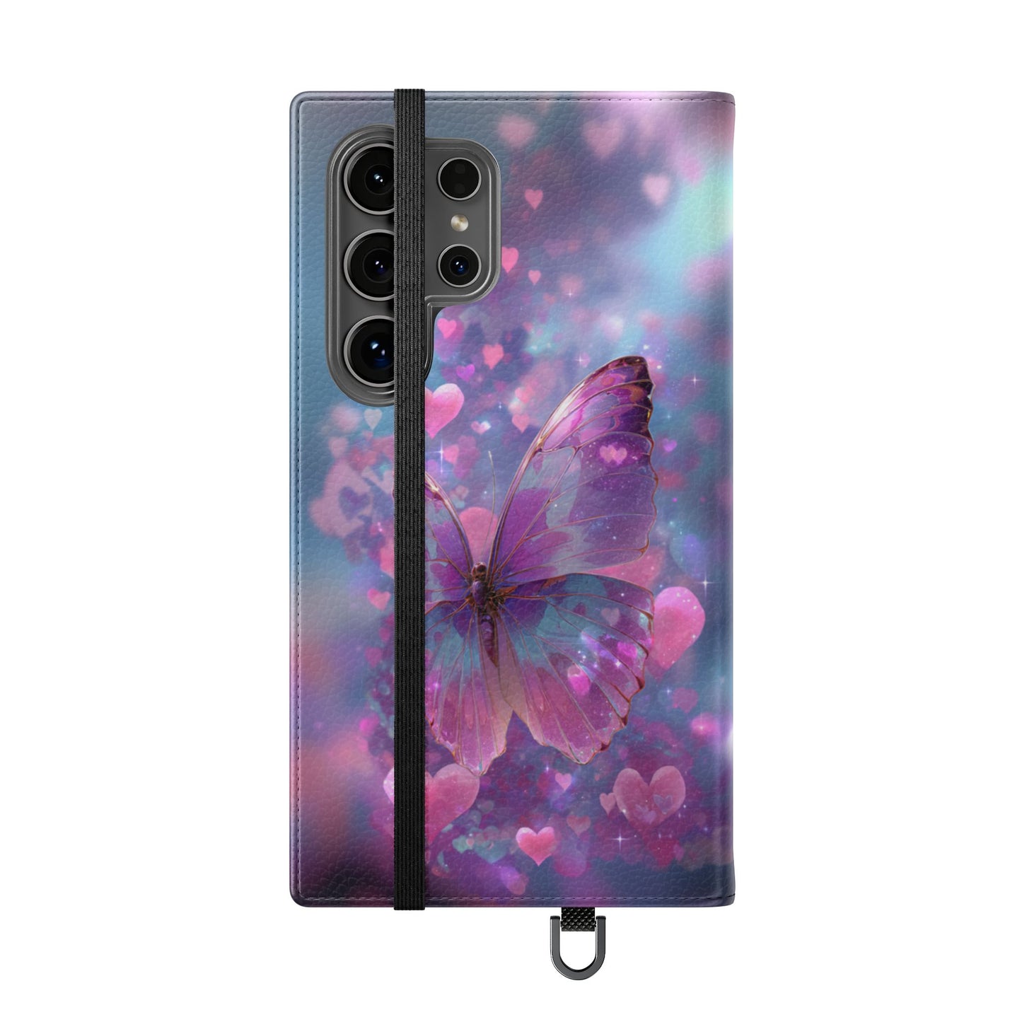 Cupid's Flutter Butterfly - Wallet Flip Case