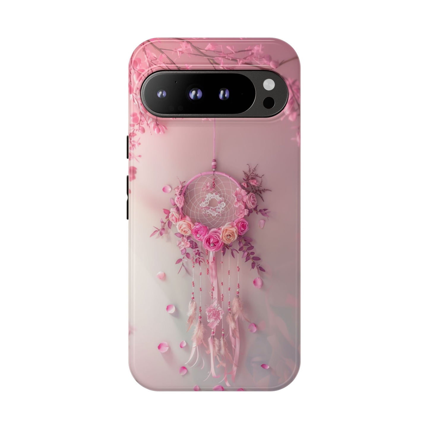 Pink Rose Dreamcatcher - Tough Google Pixel Case