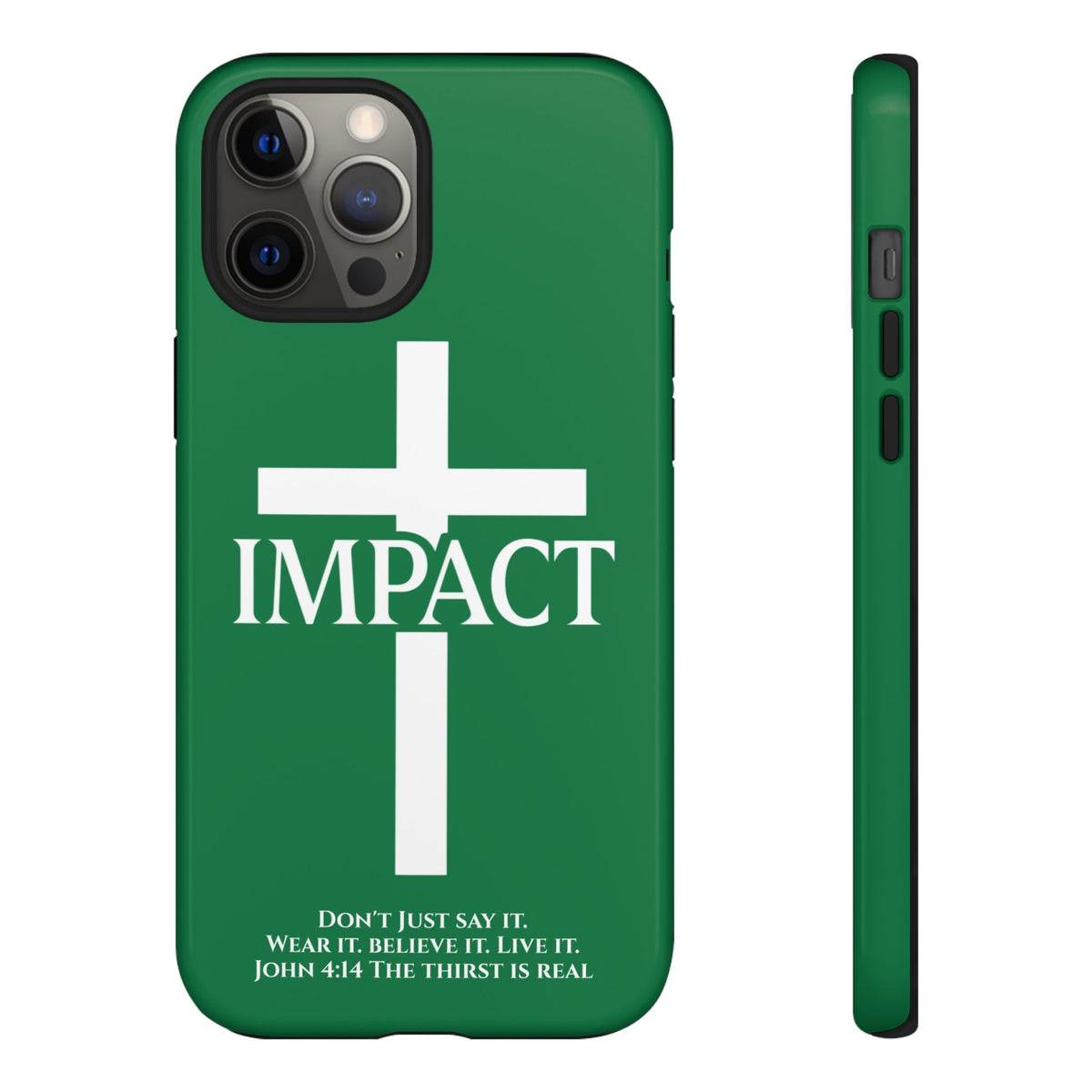 Impact Green - Tough iPhone Case