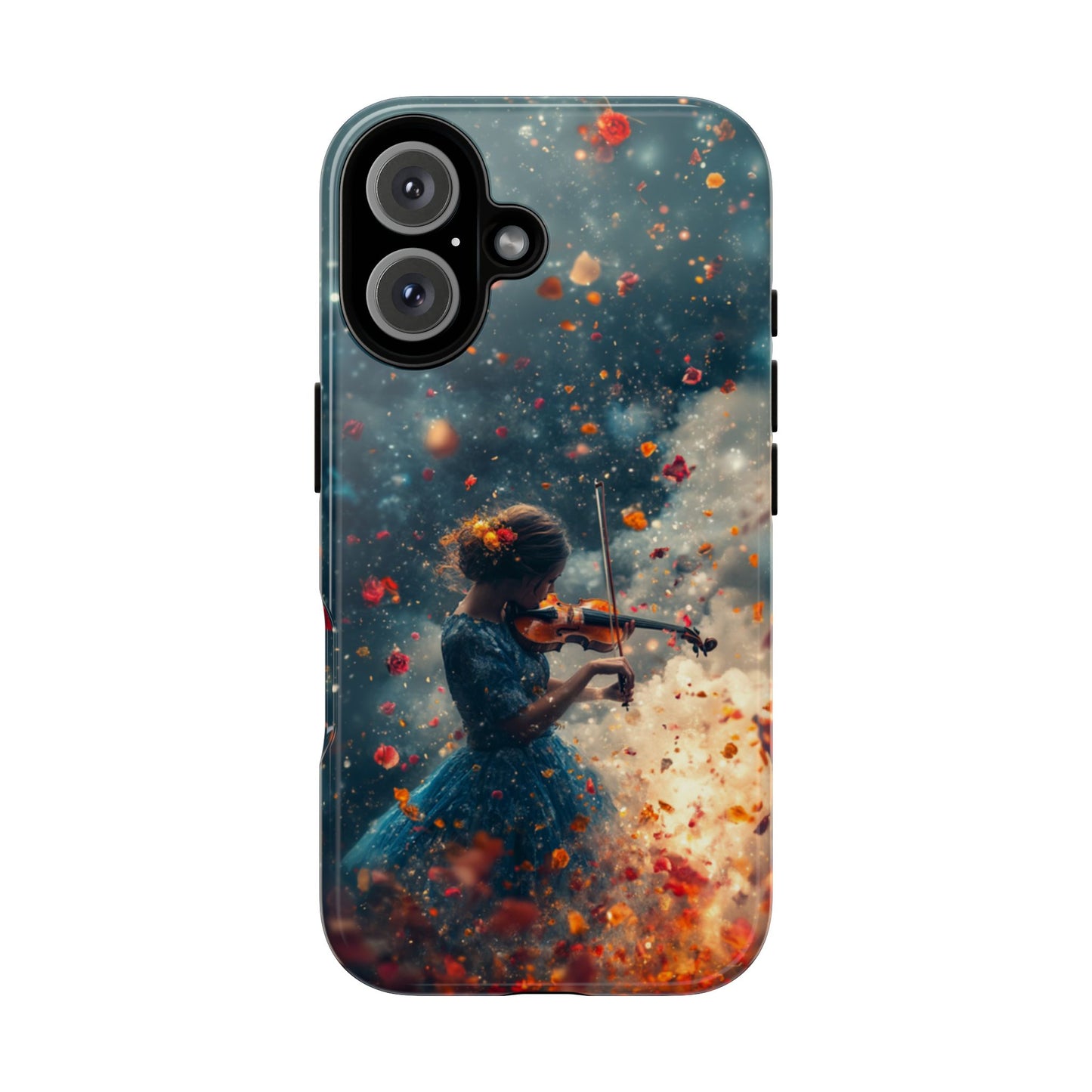 Petal Breeze Violinist Phone Case - iPhone, Google Pixel, Samsung Galaxy