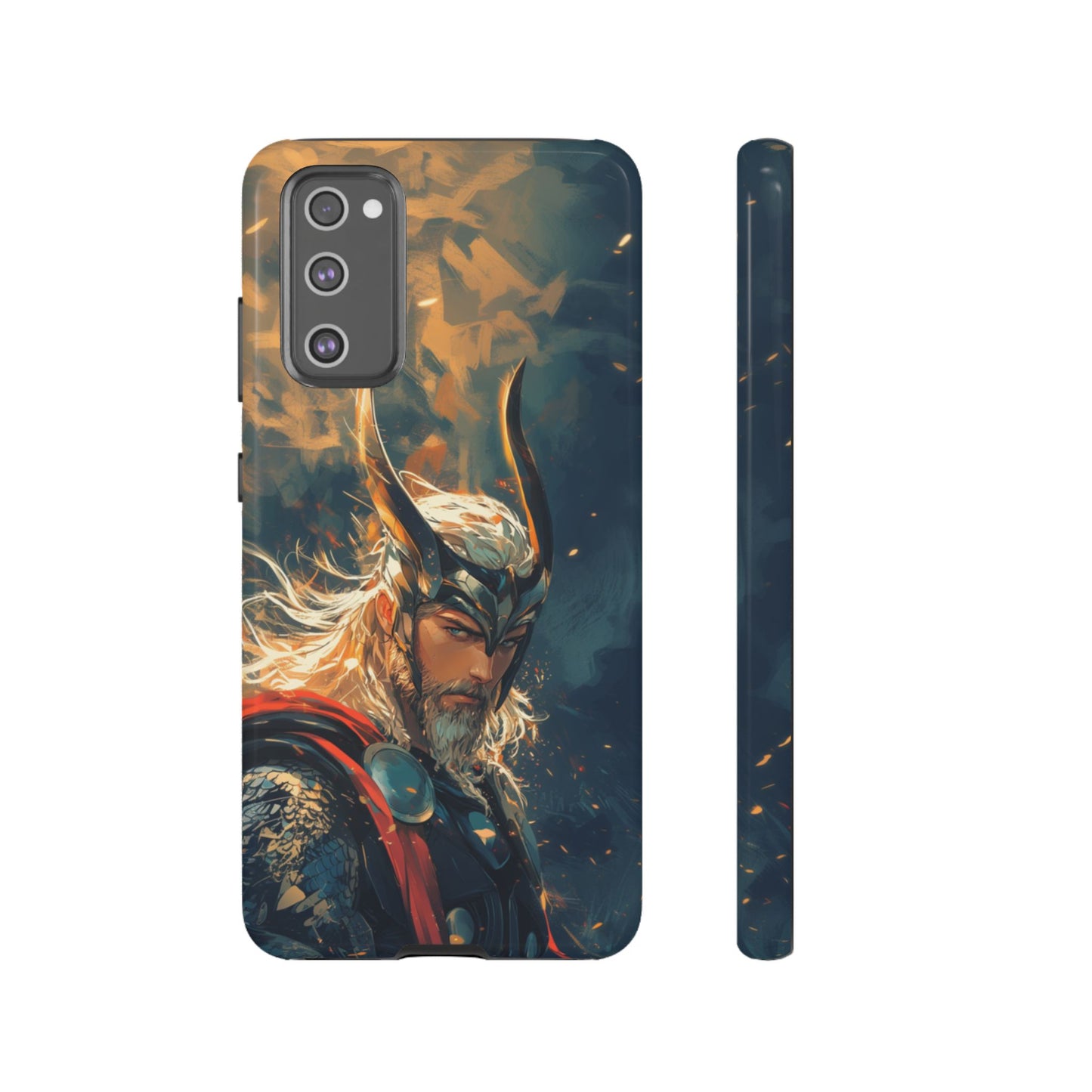 Storm-Bringer: Epic Thor Anime-Style Phone Case - iPhone, Google Pixel, Samsung