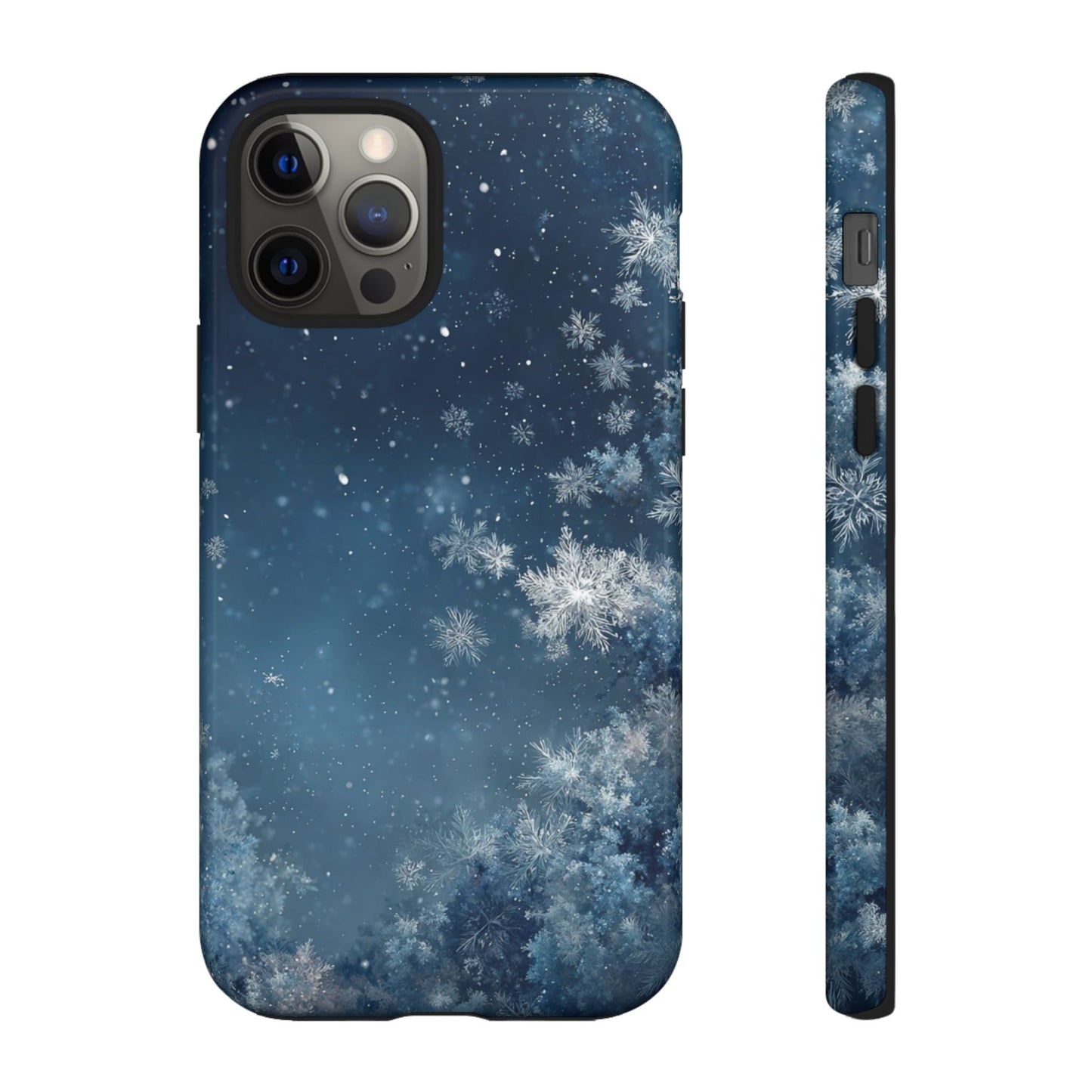 Winter Snowflakes - Tough iPhone Case