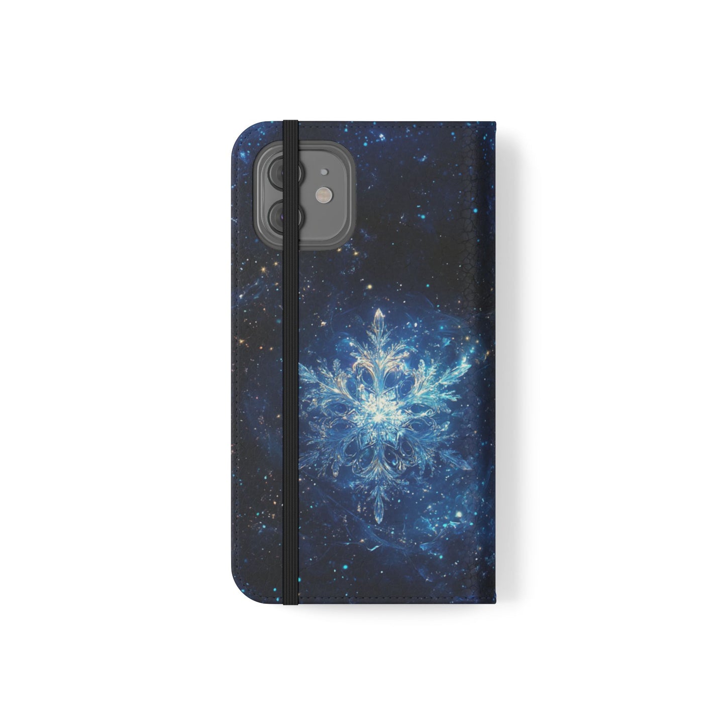 Cosmic Snowflake - Wallet Flip Case