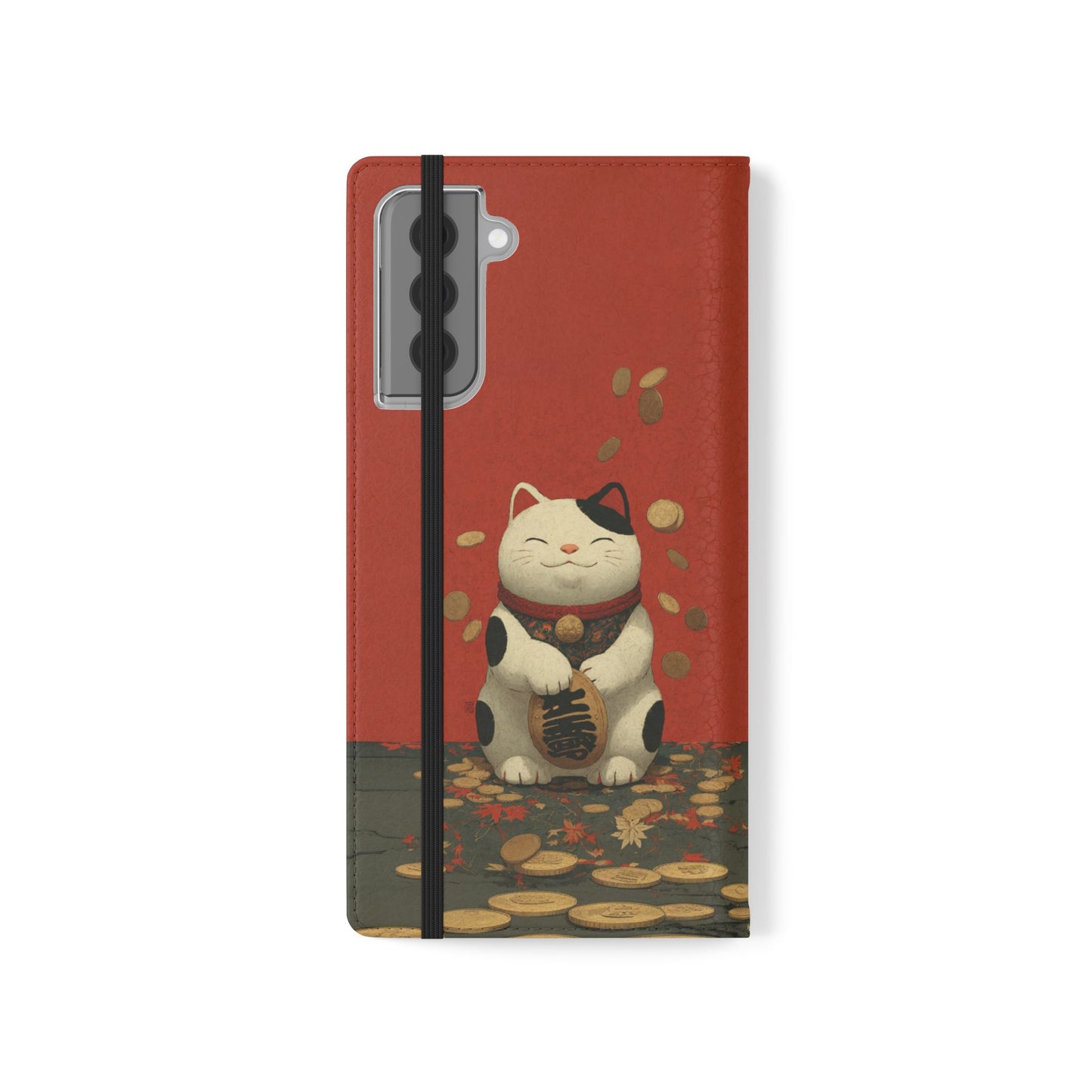 Lucky Cat - Wallet Flip Case