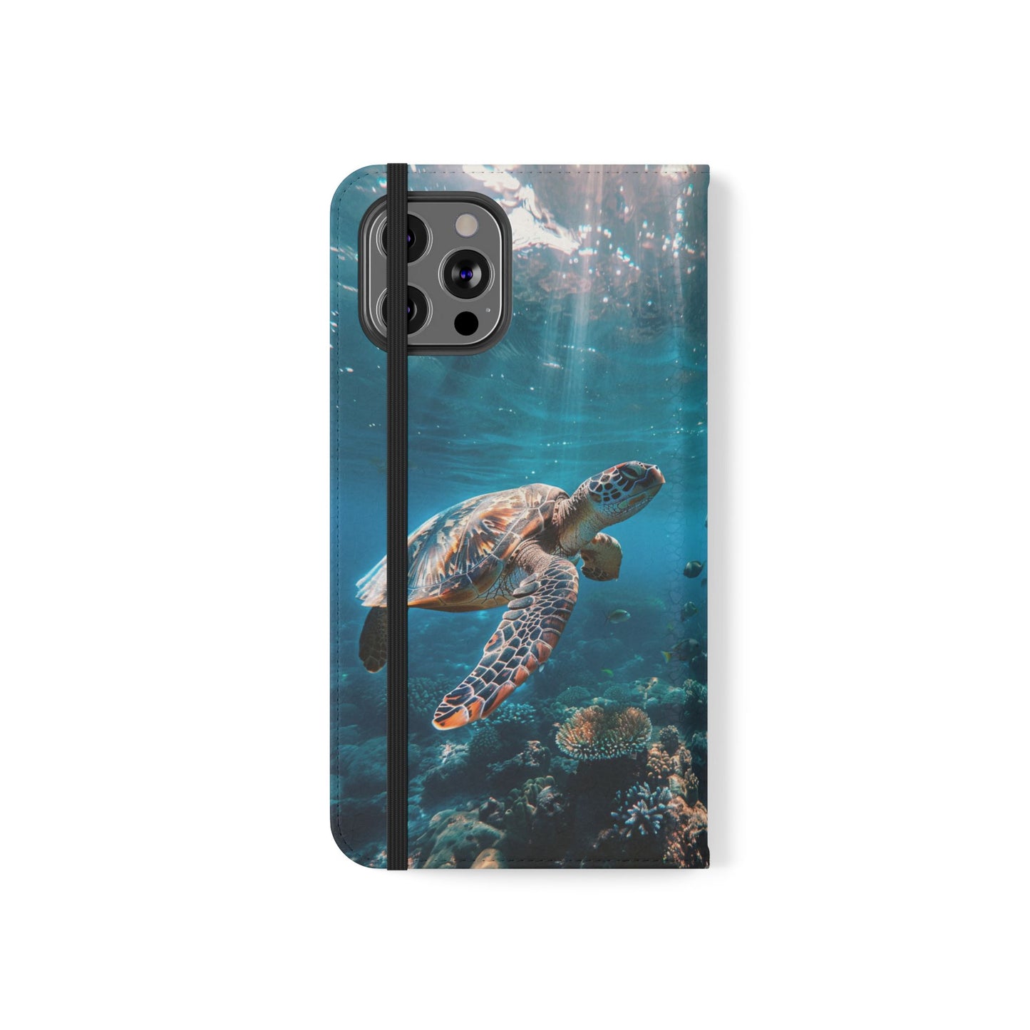 Ocean Guardian Sea Turtle - Wallet Flip Case