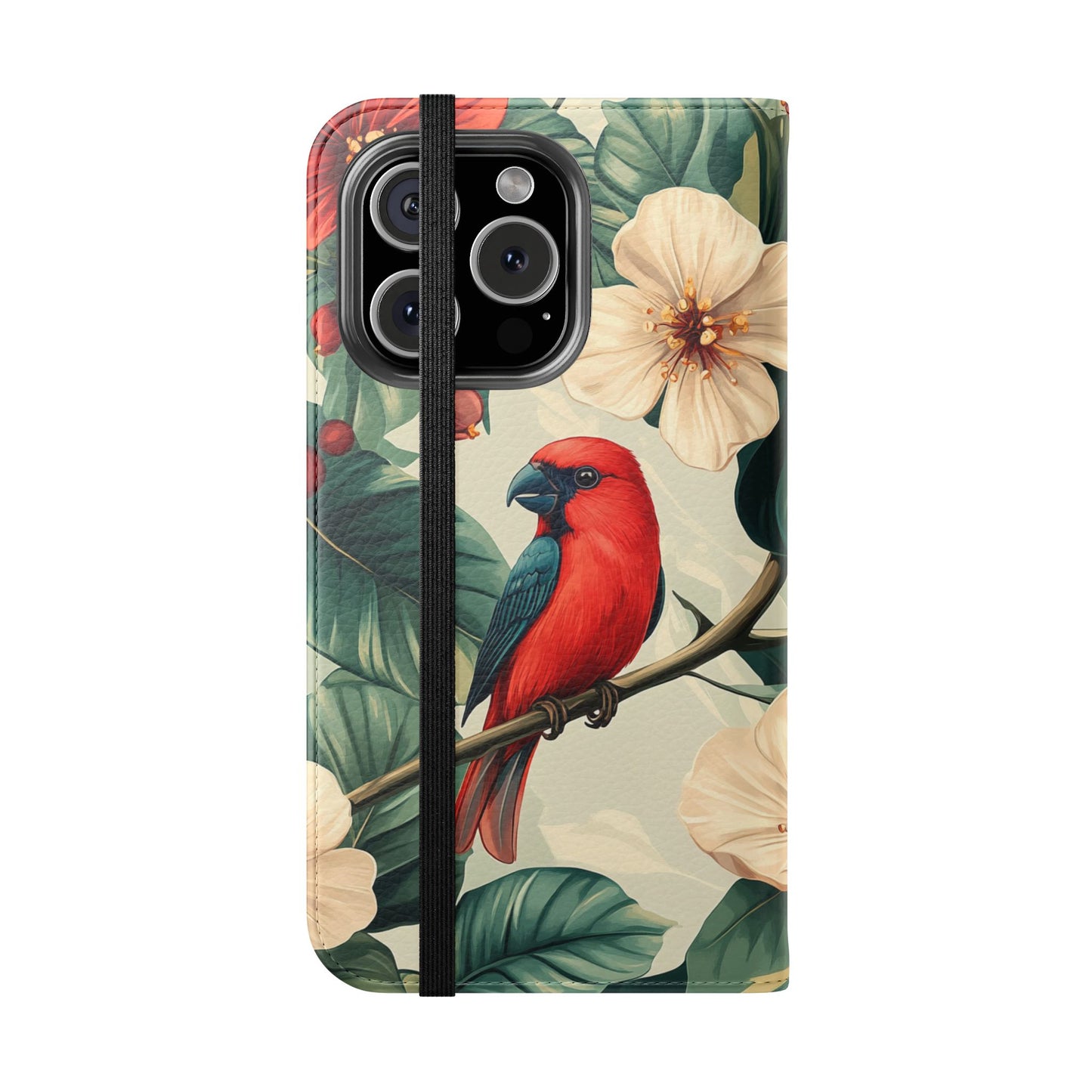 Scarlet Songbird - Wallet Flip Case