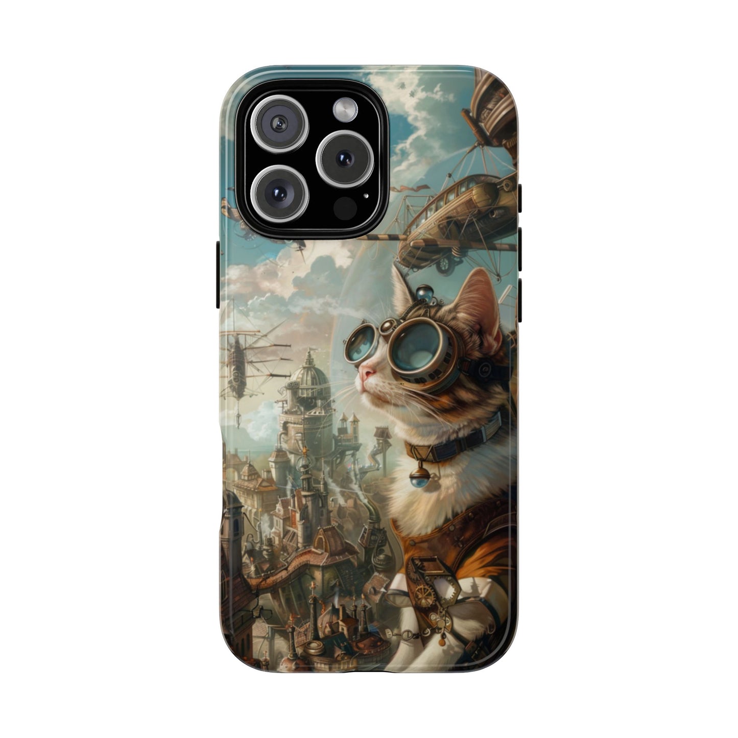 Steampunk Aviator Cat - Tough iPhone Case
