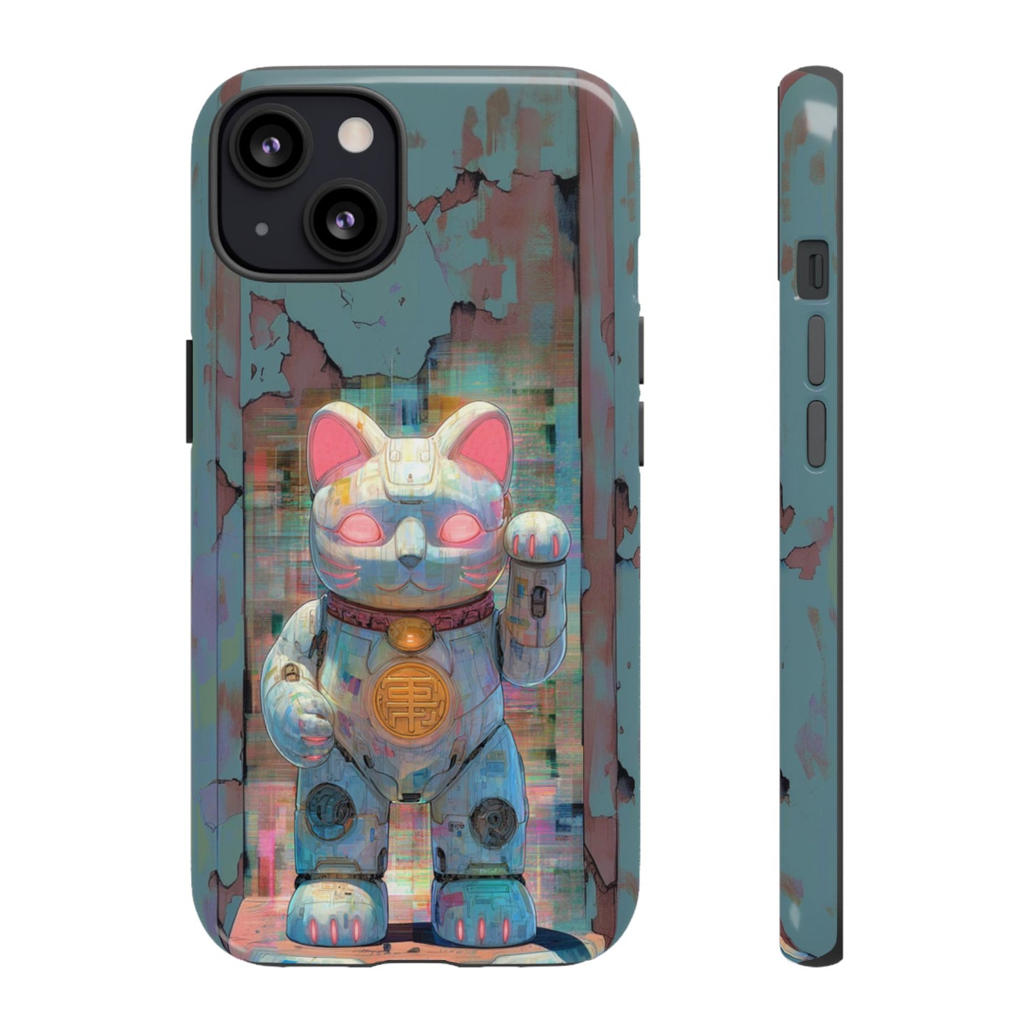 Cyber Lucky Cat - Tough iPhone Case