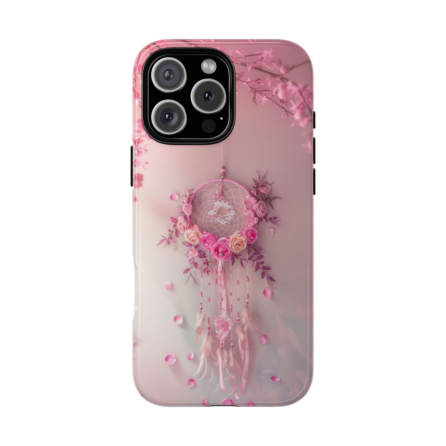 Pink Rose Dreamcatcher - Tough iPhone Case
