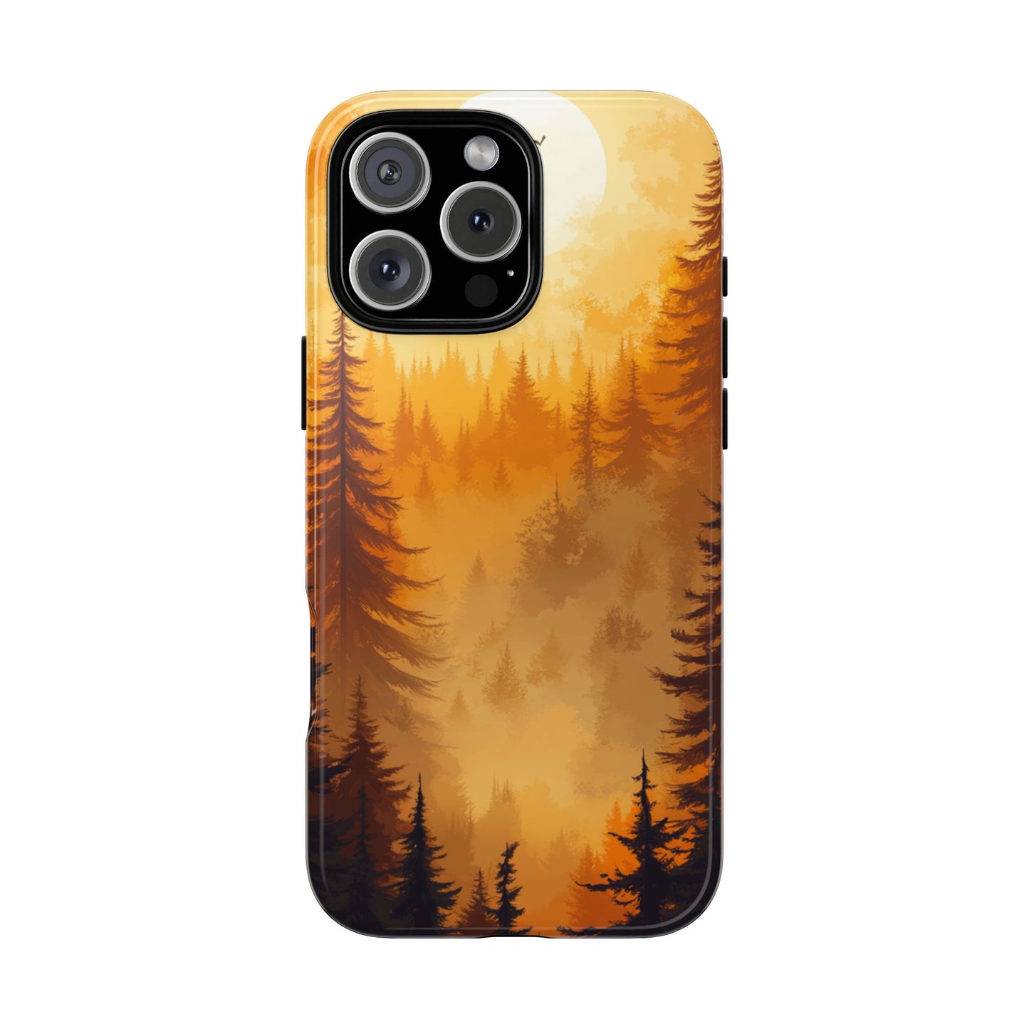 Golden Forest Silhouette – Tough iPhone Case