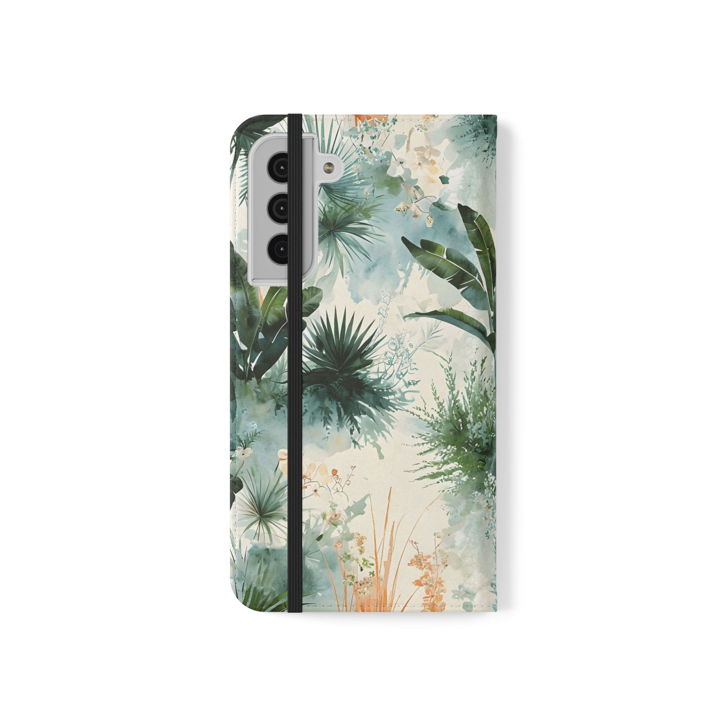 Tropical Botanical Watercolor - Wallet Flip Case