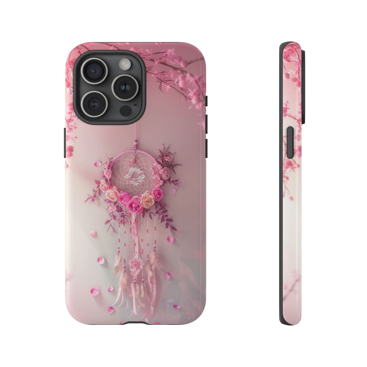 Pink Rose Dreamcatcher - Tough iPhone Case