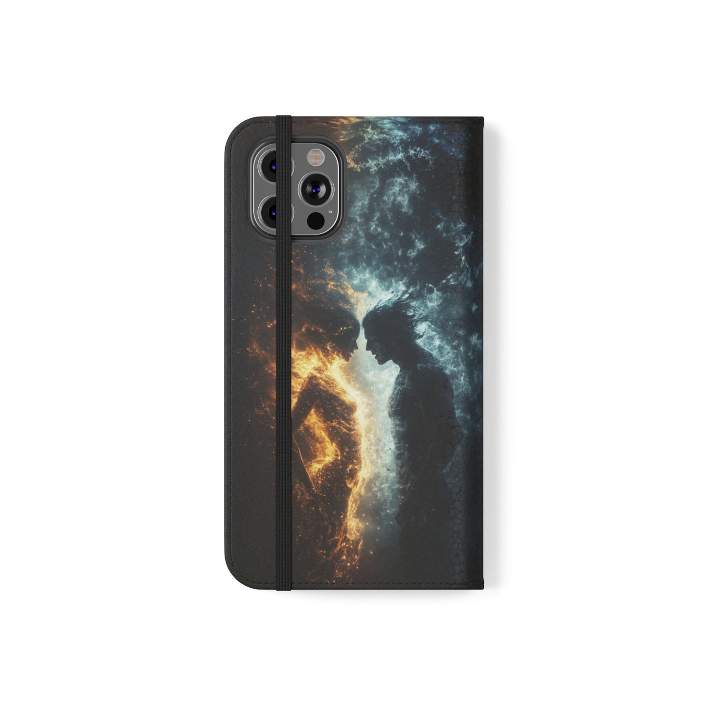 Fire & Frost Lovers - Wallet Flip Case