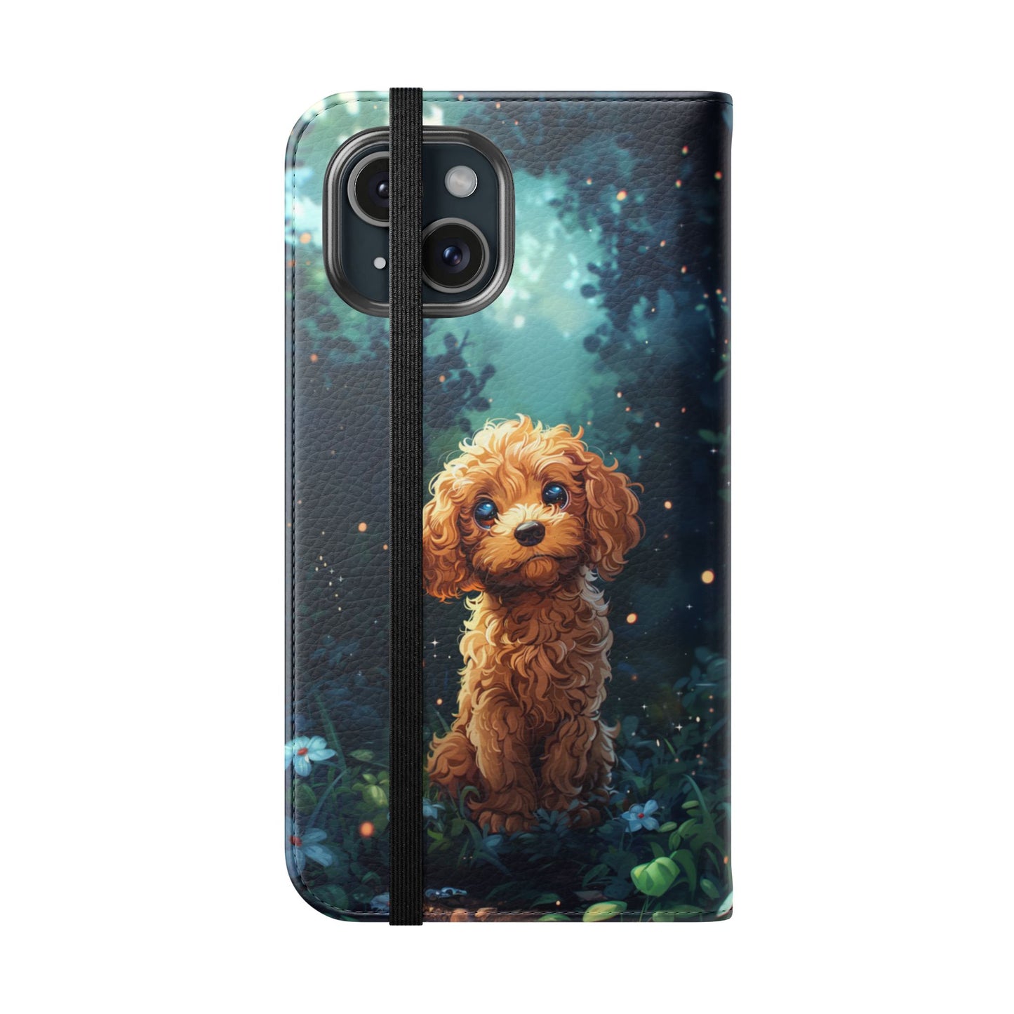 Forest Poodle - Wallet Flip Case