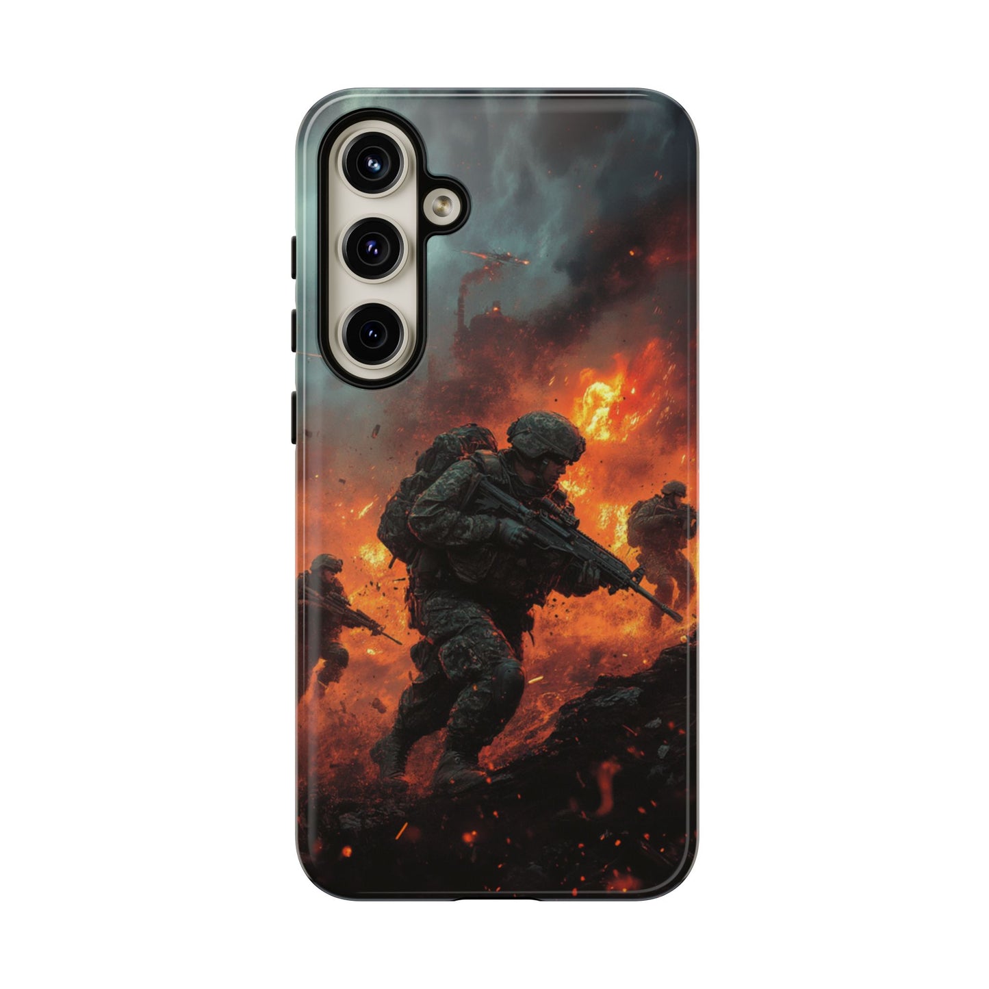 Epic Battlefield Soldier Phone Case - iPhone, Google Pixel, Samsung Galaxy