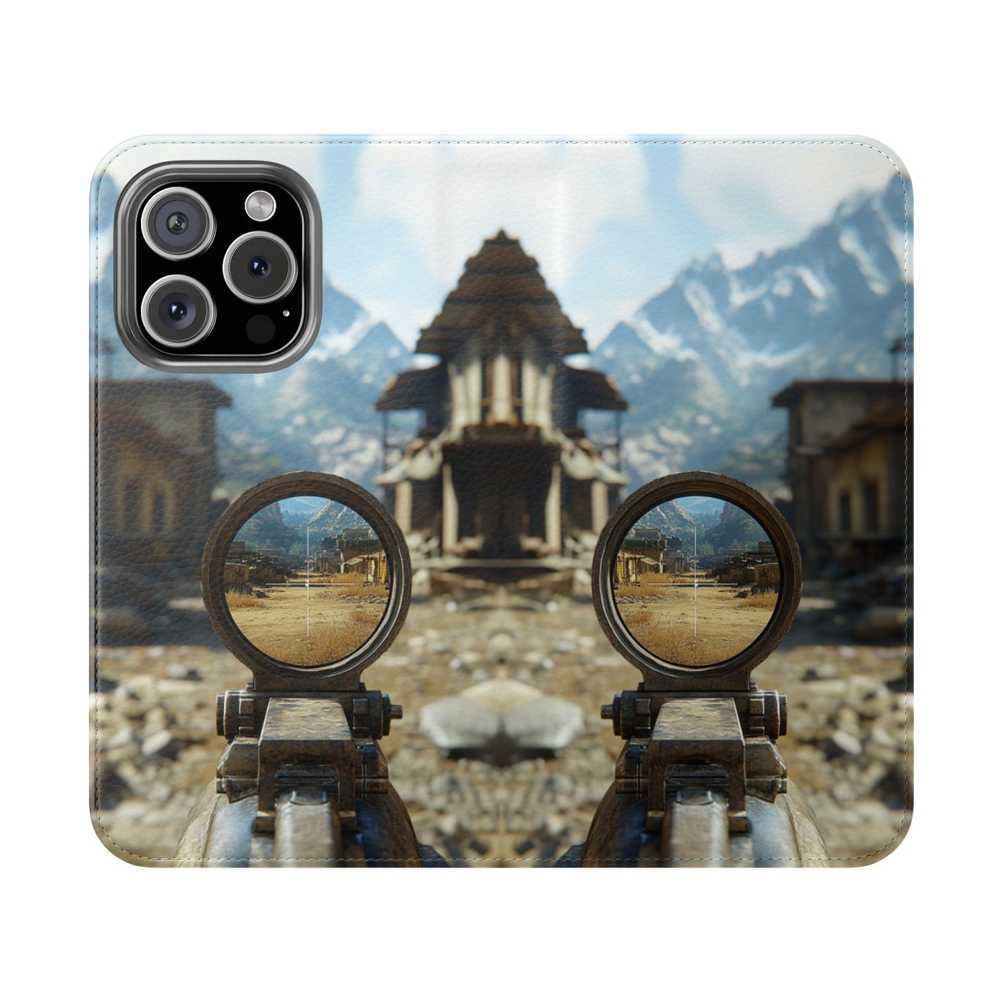 Desert Sniper Focus - Wallet Flip Case