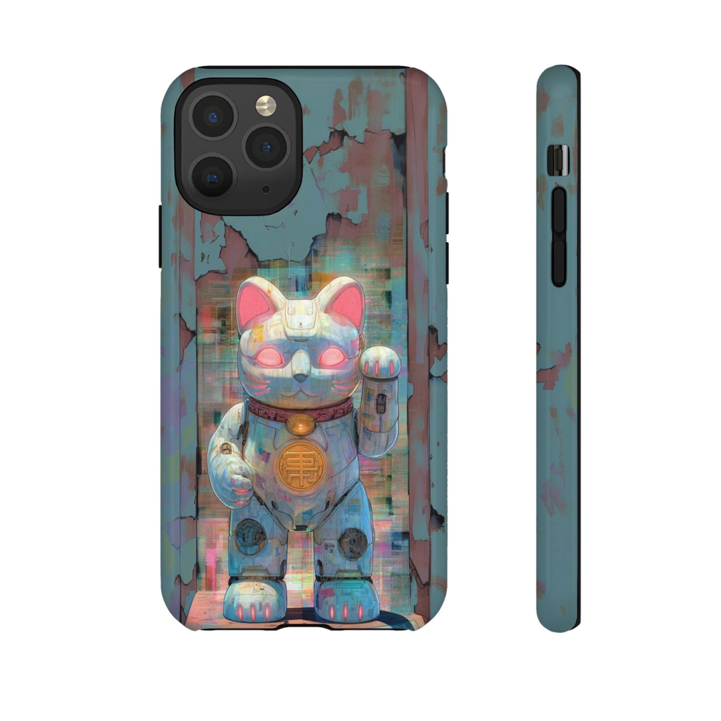 Cyber Lucky Cat - Tough iPhone Case