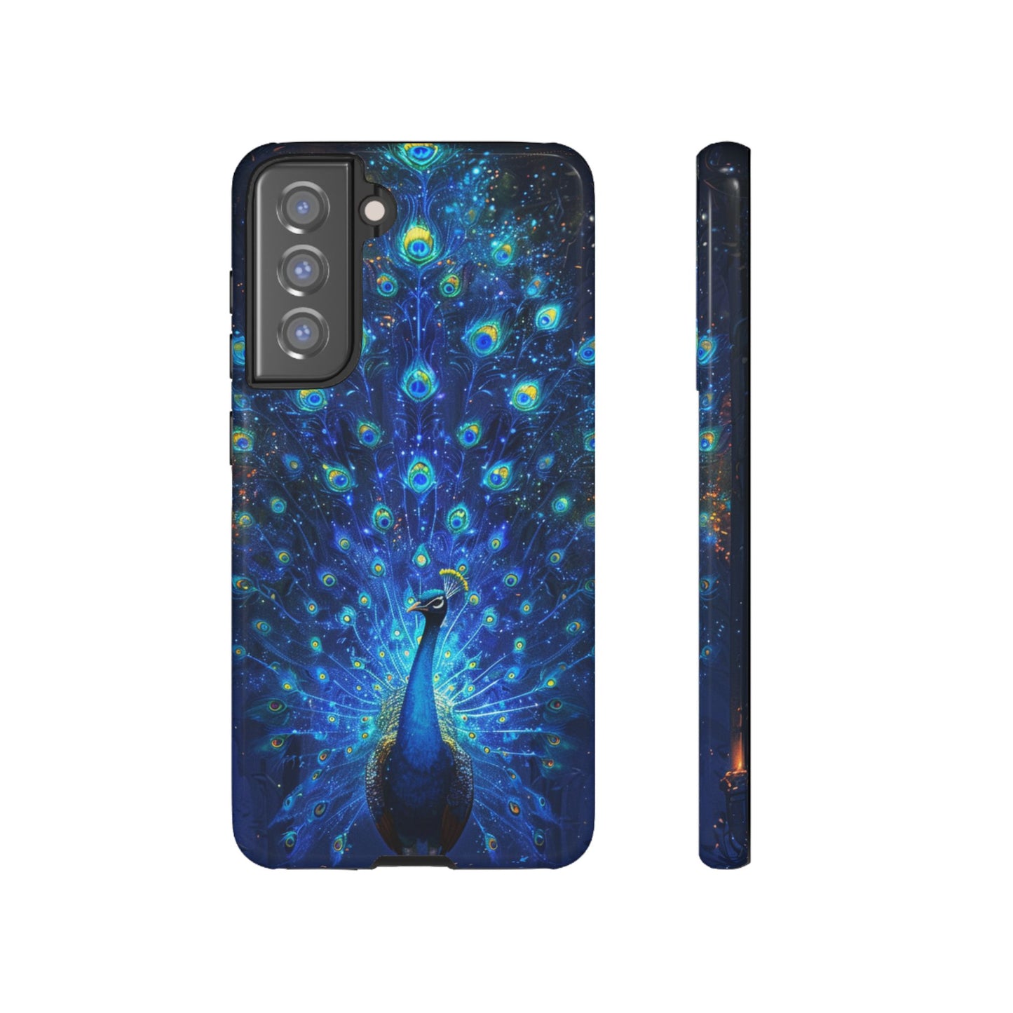 Starlit Peacock Majesty – Tough Samsung Galaxy Case