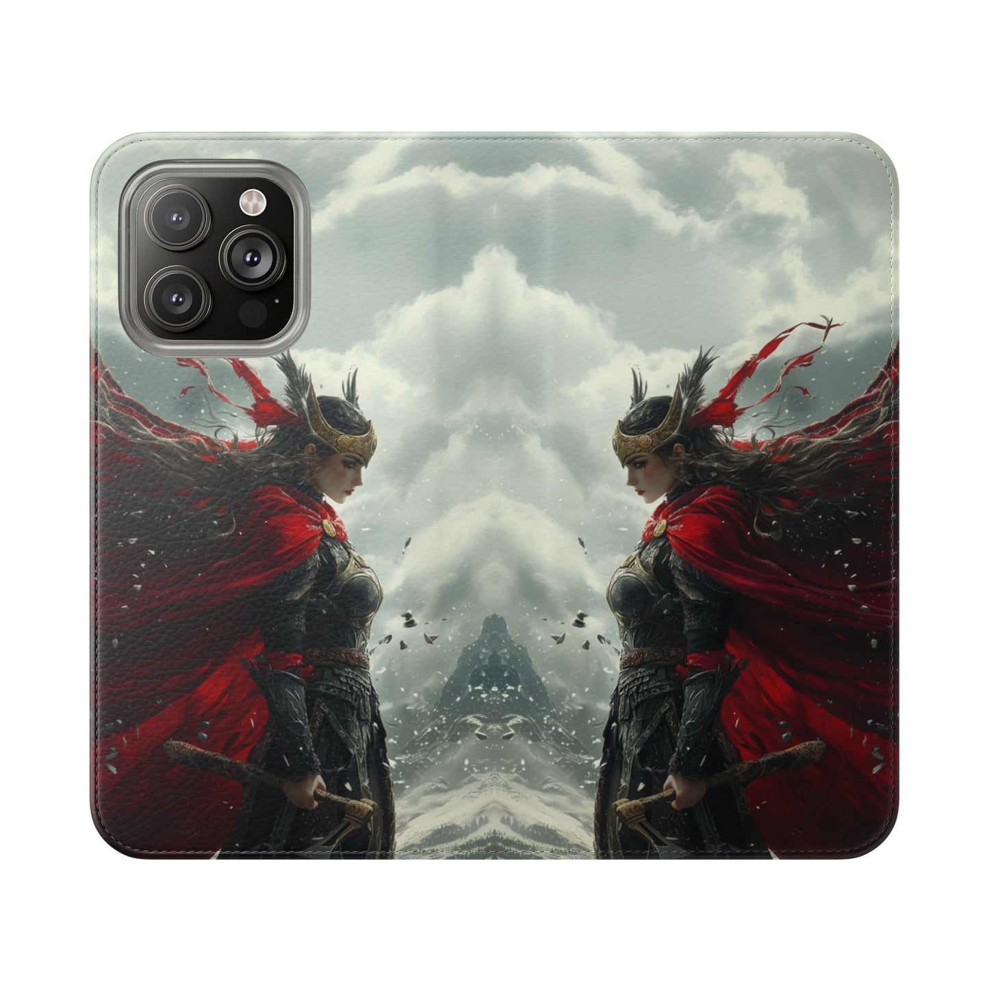 Freya Crimson Valkyrie - Wallet Flip Case