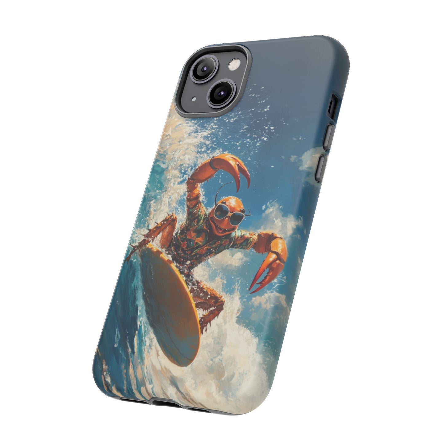 Surfing Crab - Tough iPhone Case