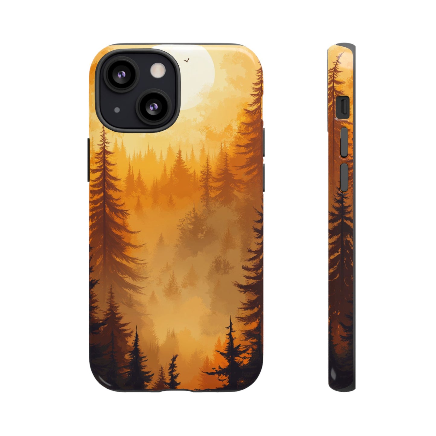 Golden Forest Silhouette – Tough iPhone Case