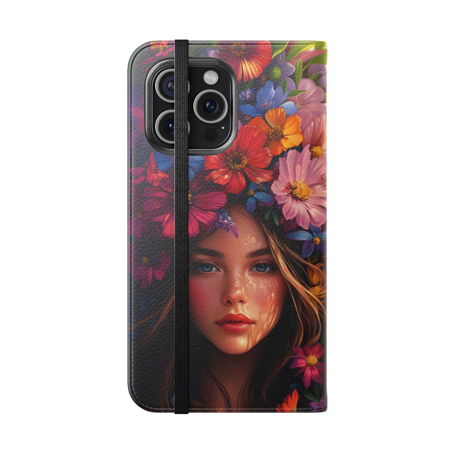 Floral Crown Muse - Wallet Flip Case