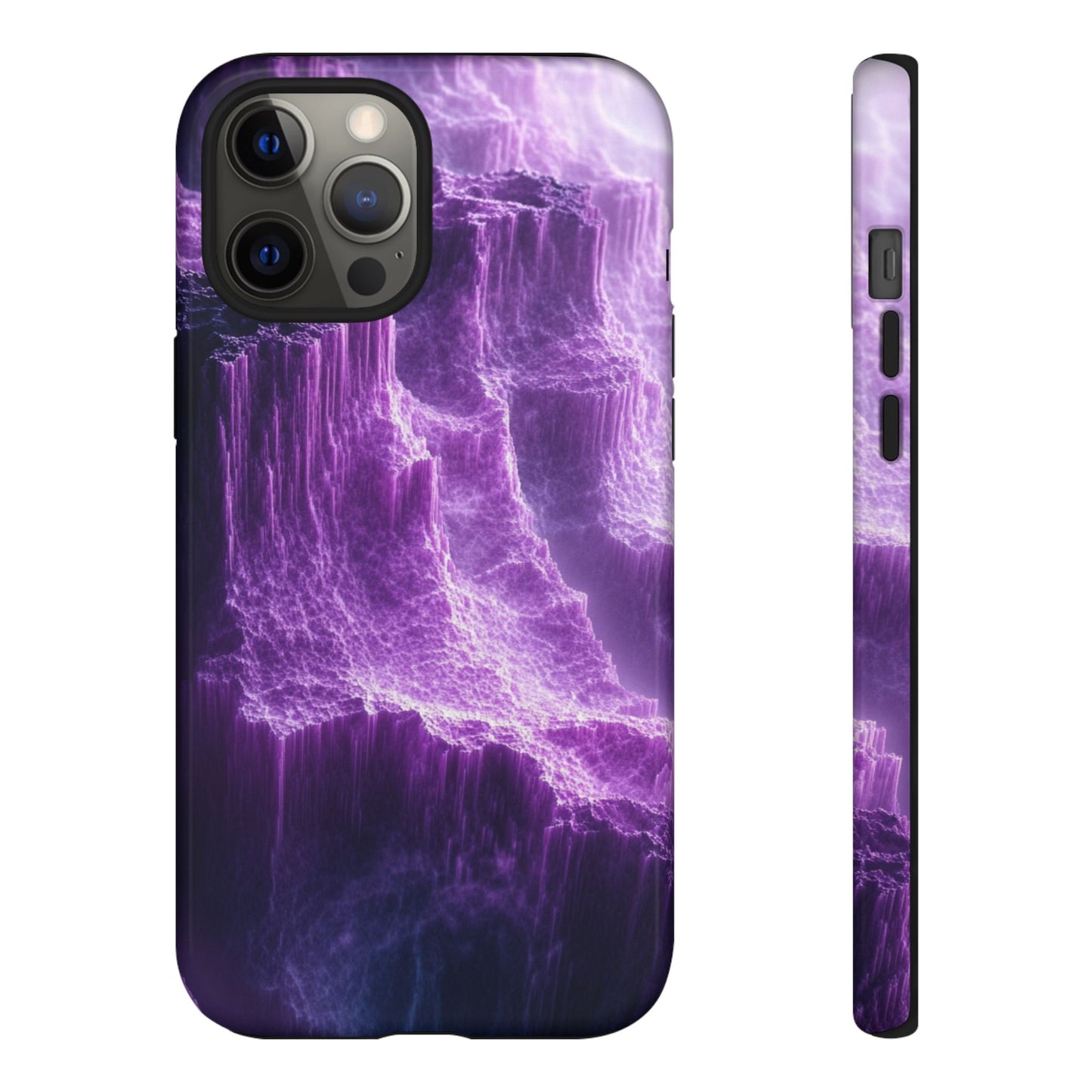 Purple Crystal Canyon - Tough iPhone Case