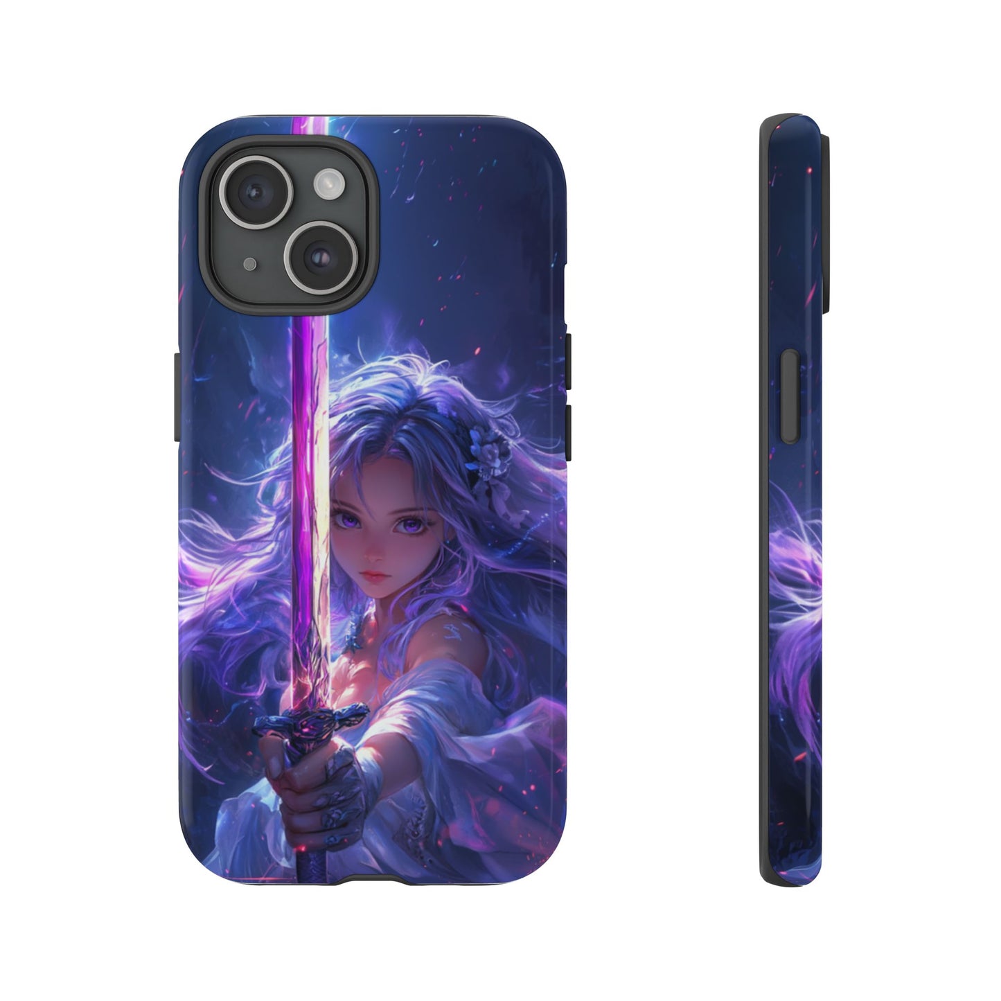 Violet Blade Warrior – Tough iPhone Case