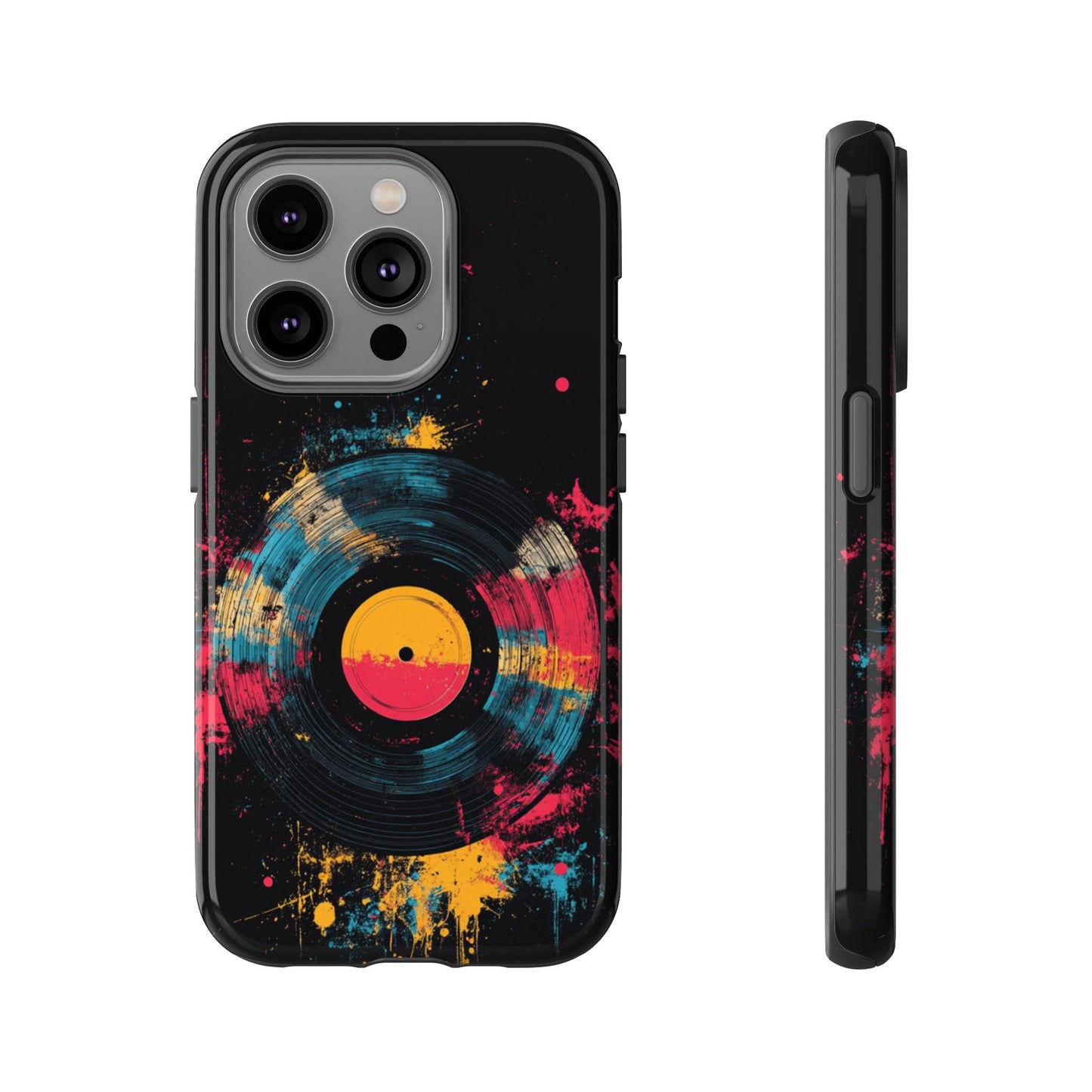 Vibrant Vinyl Record Phone Case - iPhone, Google Pixel, Samsung Galaxy