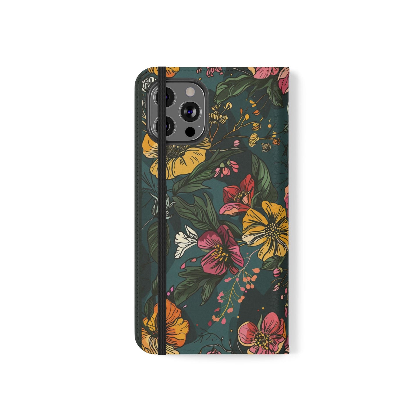 Vintage Floral Bloom - Wallet Flip Case
