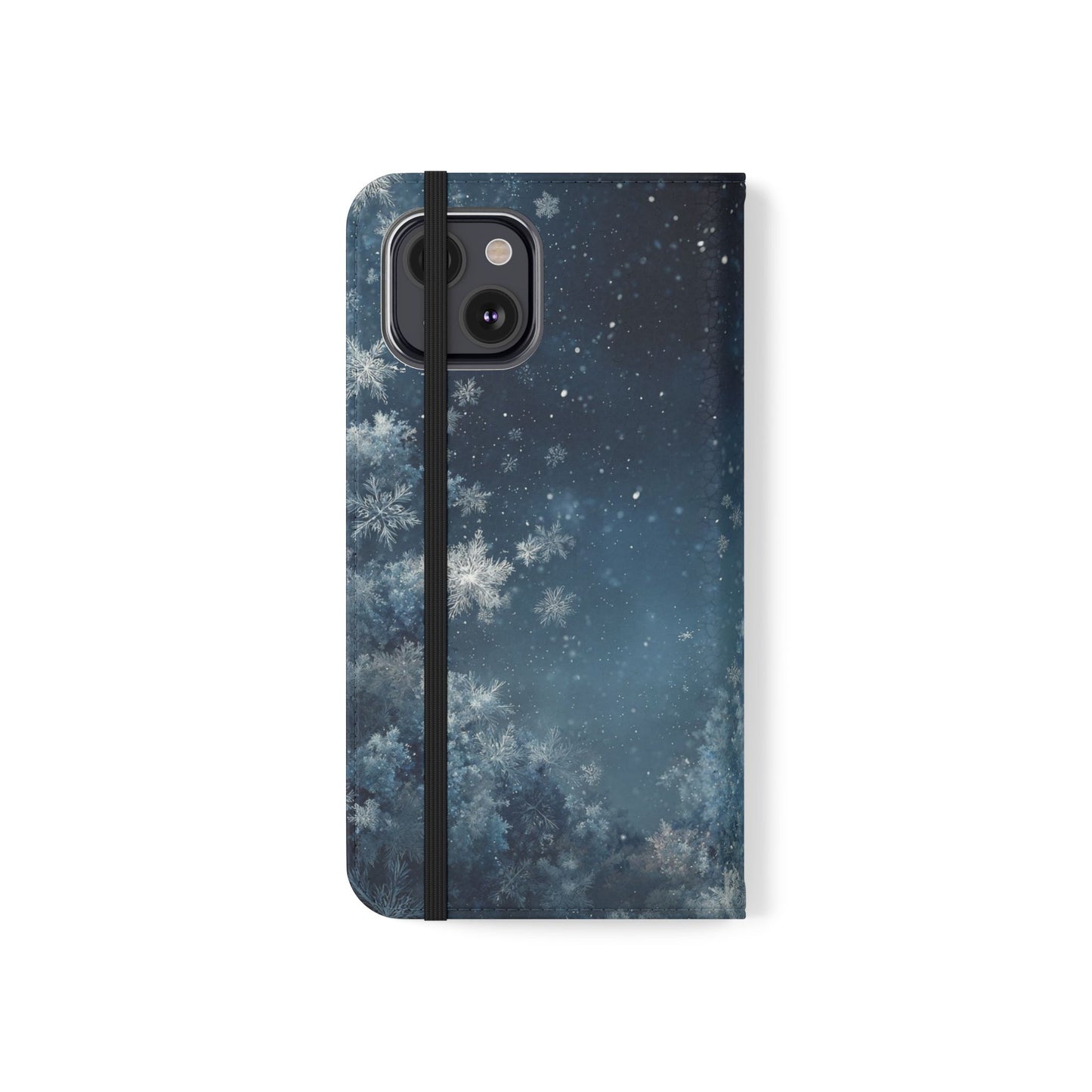 Winter Snowflakes - Wallet Flip Case