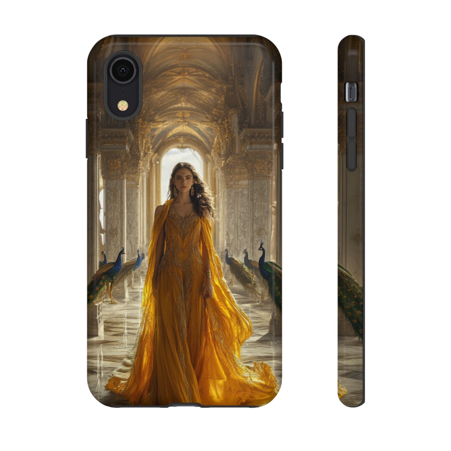 Hera Golden Palace Peacock Goddess - Tough iPhone Case
