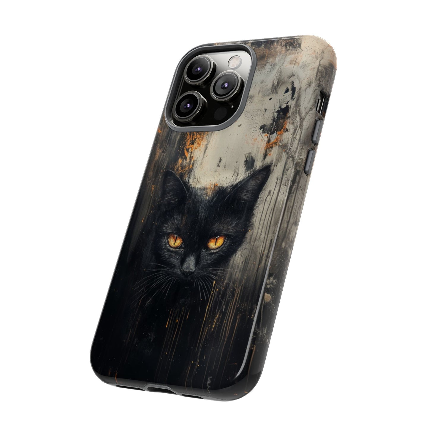 Enigmatic Black Cat Phone Case - iPhone, Google Pixel, Samsung Galaxy