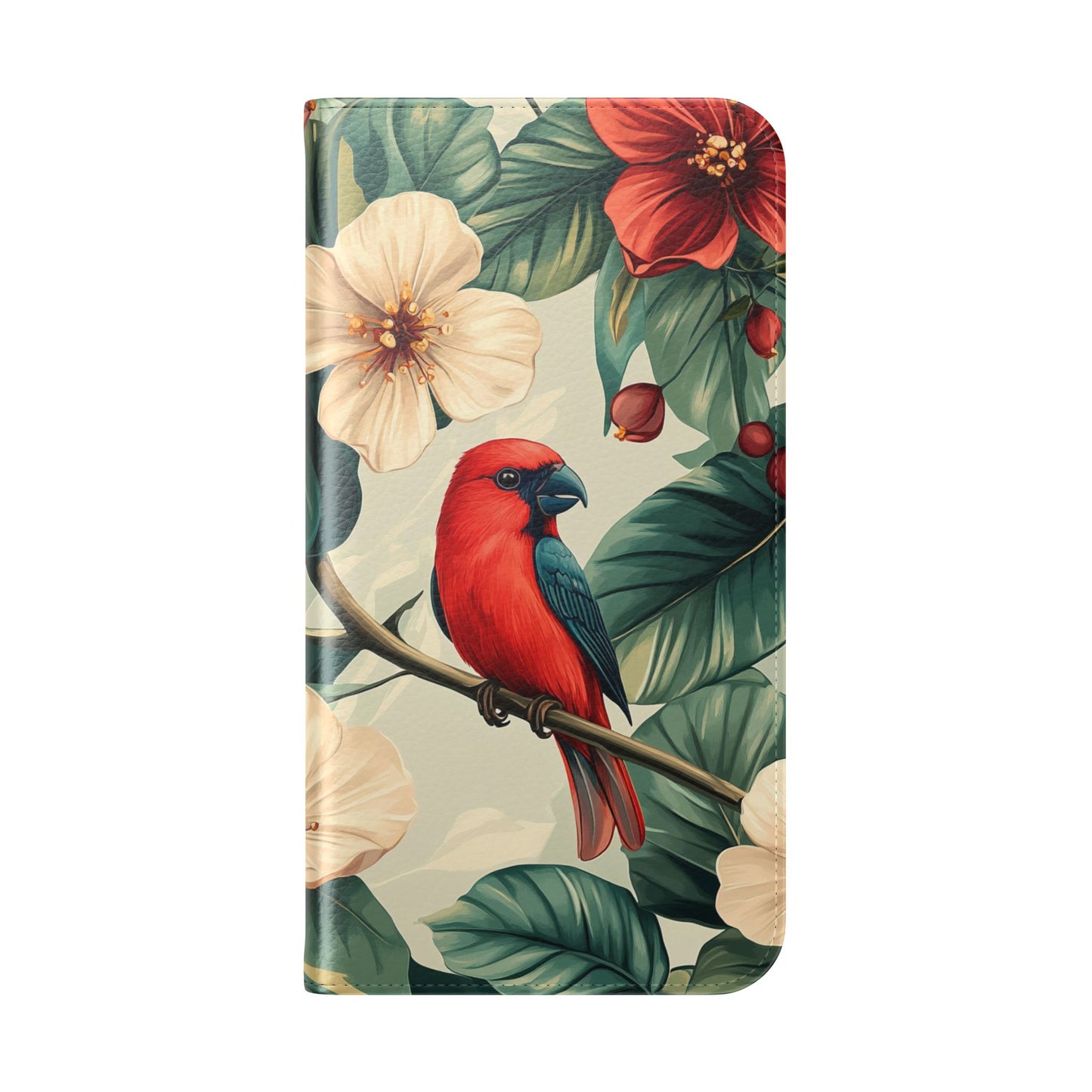 Scarlet Songbird - Wallet Flip Case