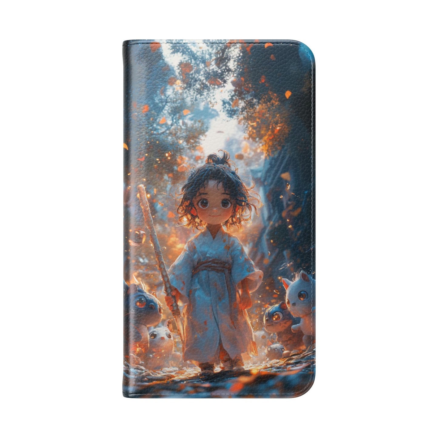 Forest Spirit Child - Wallet Flip Case