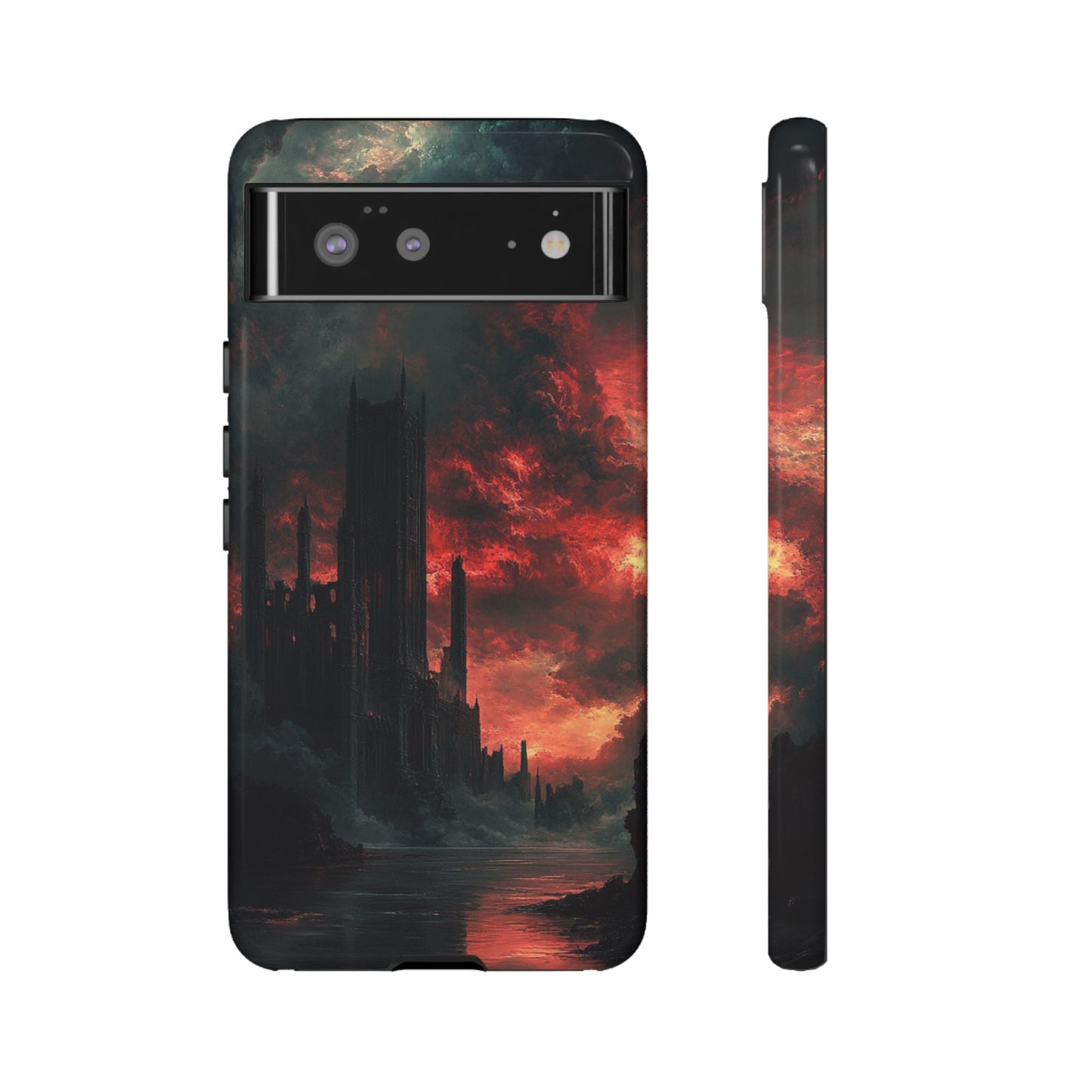 Crimson Dread Citadel – Tough Google Pixel Case