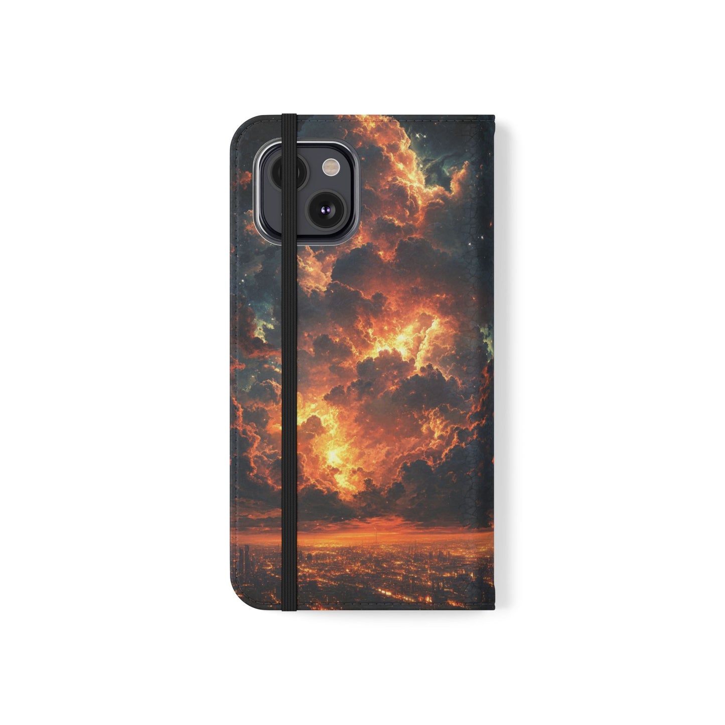 Cosmic Storm - Wallet Flip Case