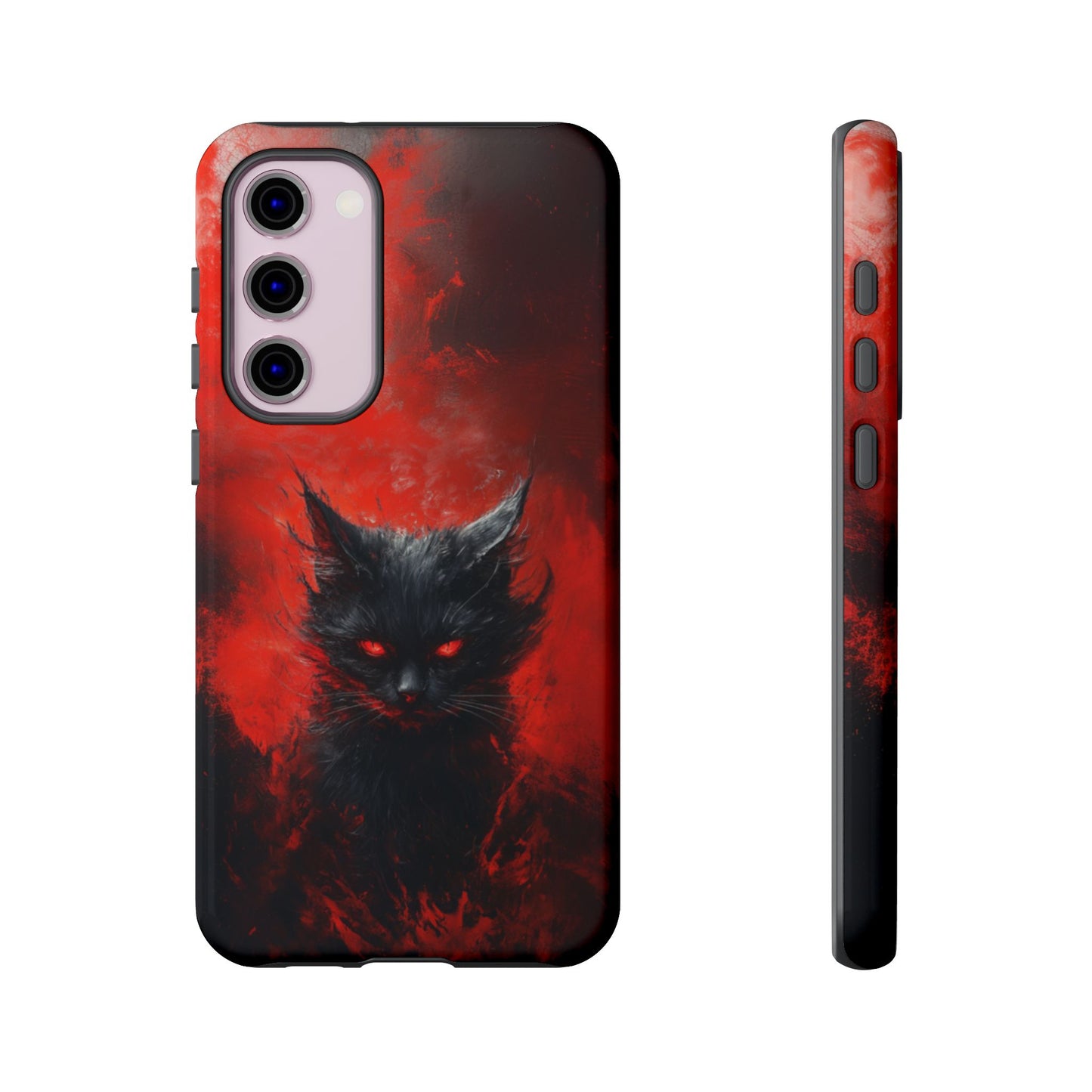 Fire Demon Black Cat - Tough Samsung Galaxy Case