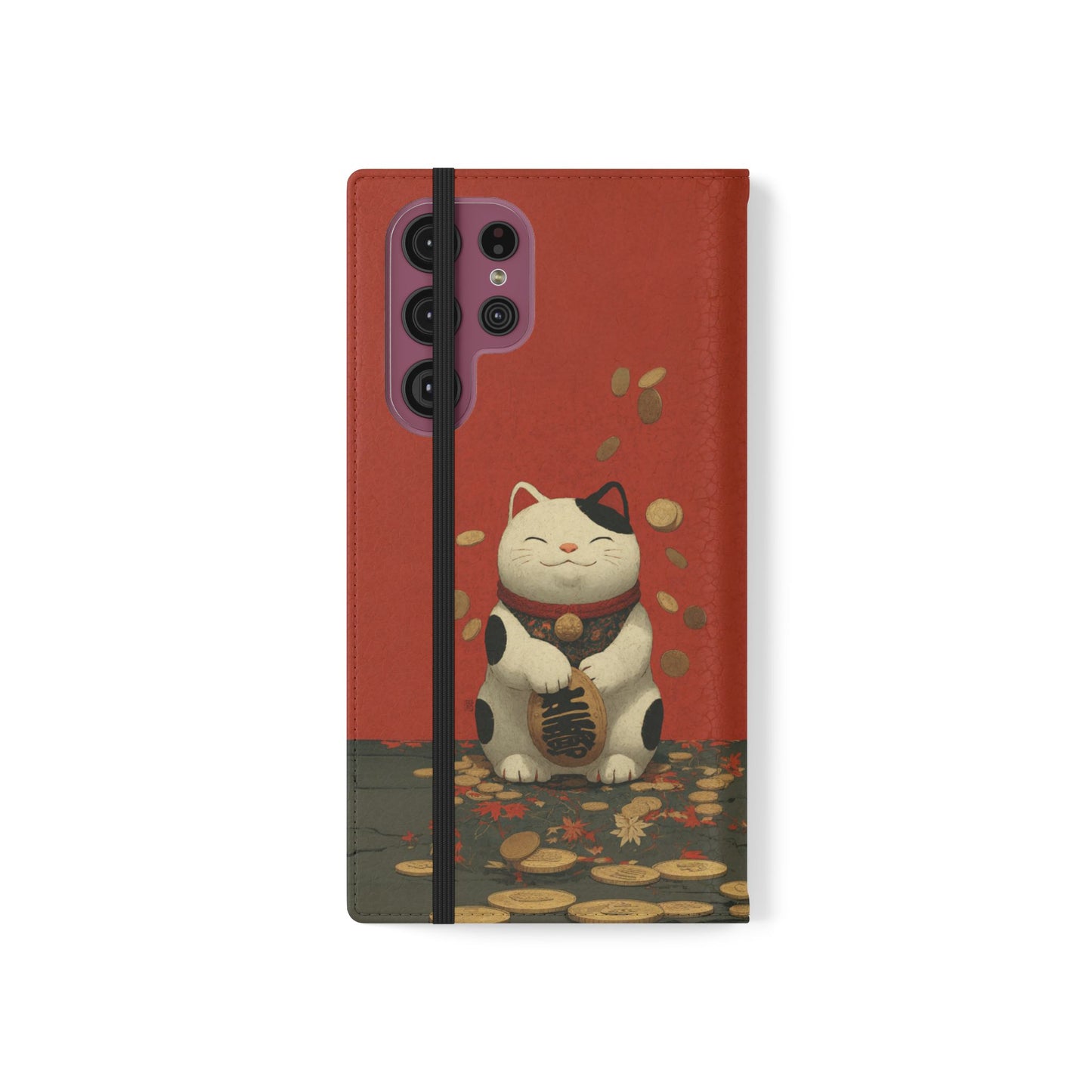 Lucky Cat - Wallet Flip Case