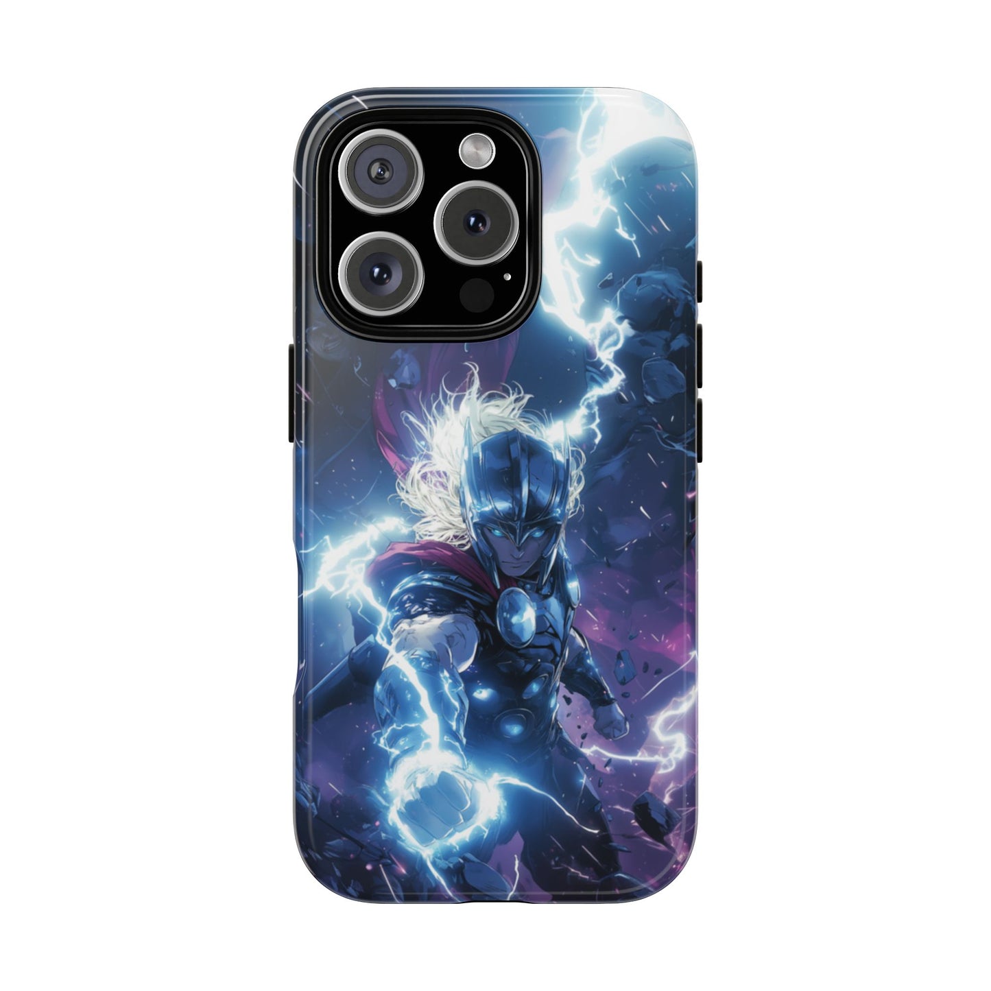 Lightning Fury: Thor Anime Action Phone Case - iPhone, Google Pixel, Samsung