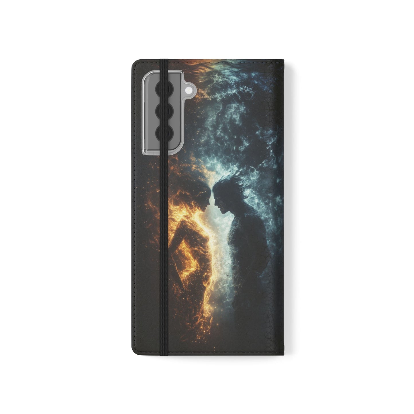 Fire & Frost Lovers - Wallet Flip Case