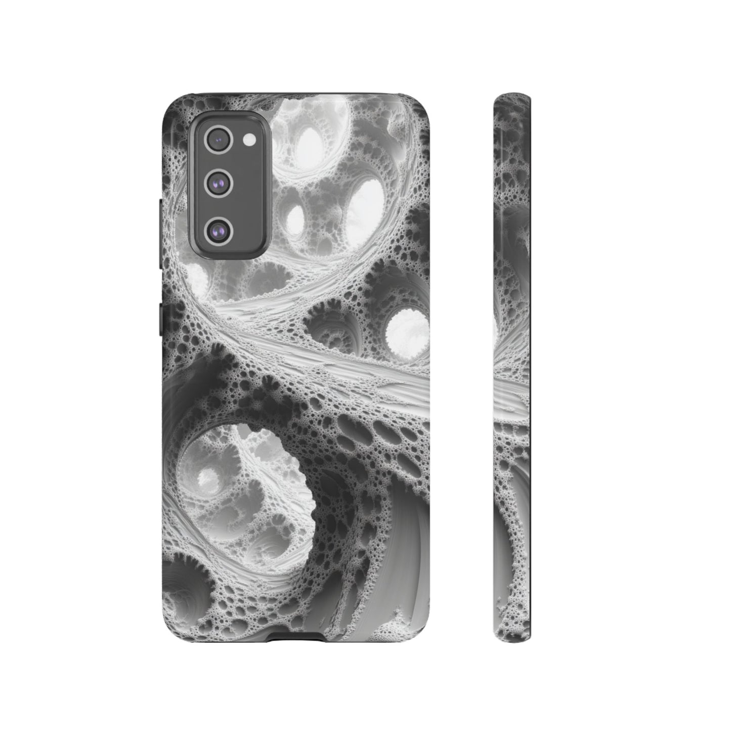 Monochrome Fractal – Tough Samsung Galaxy Case