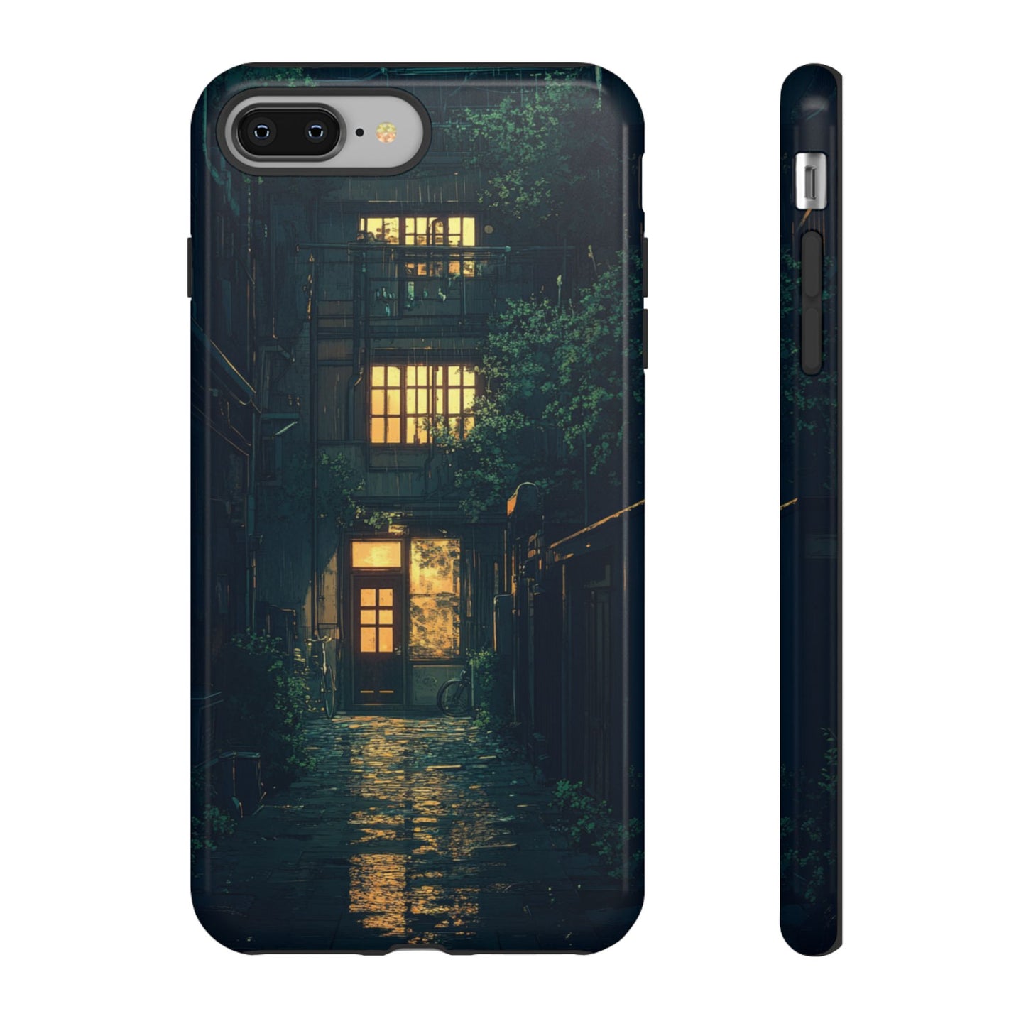 Rainy Alley - Tough iPhone Case